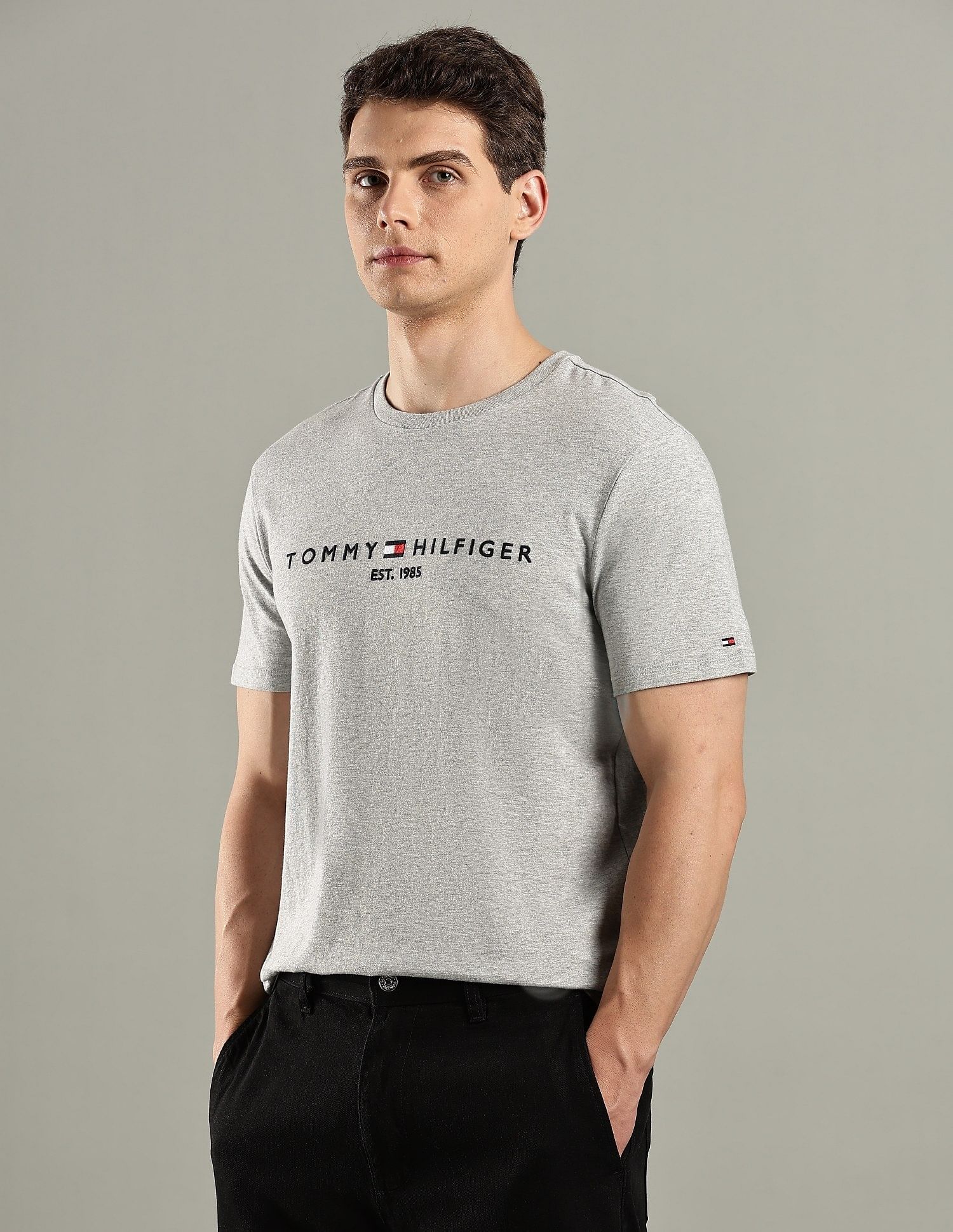 Tommy Hilfiger Logo Regular-Fit Cotton T-Shirt