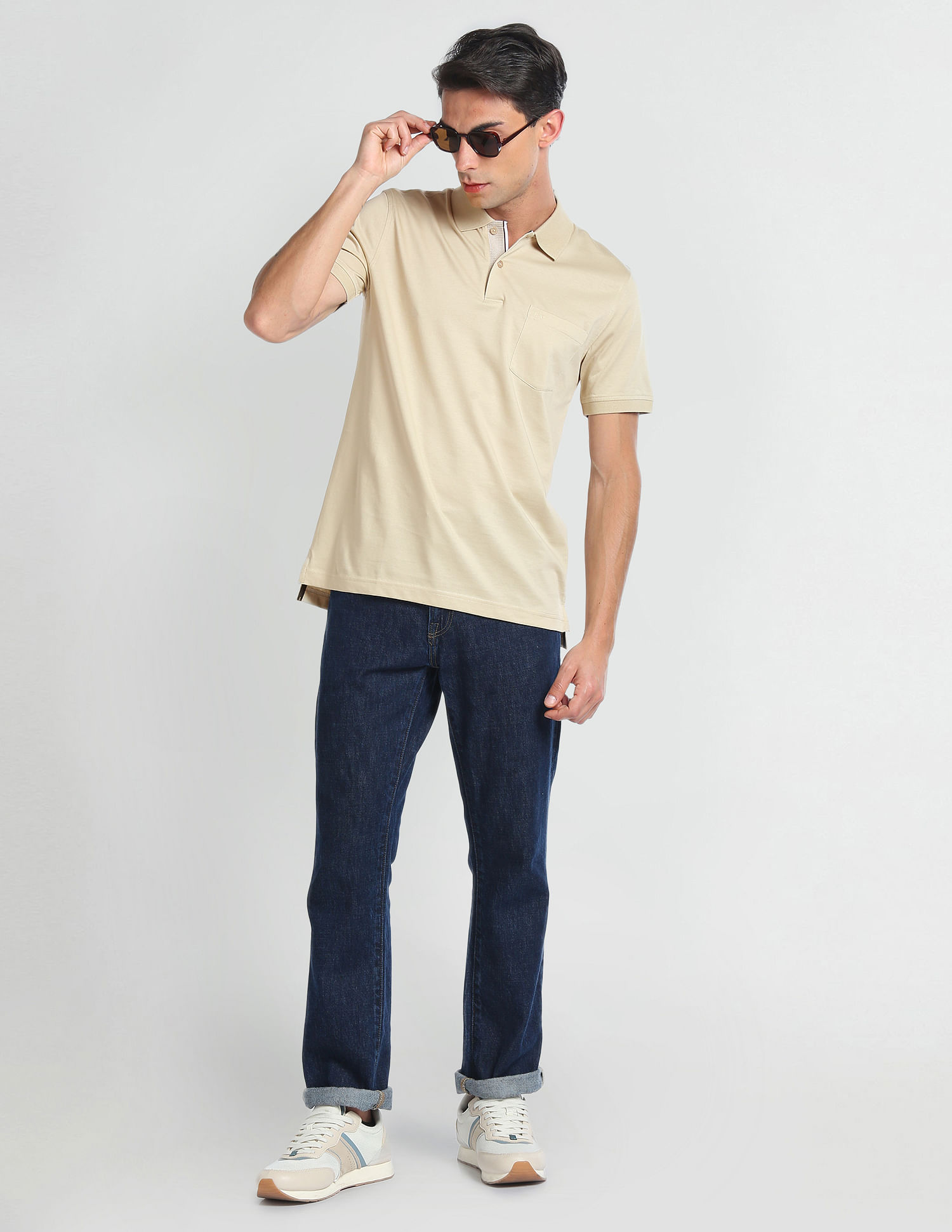 Arrow Mercerised Cotton Polo Shirt