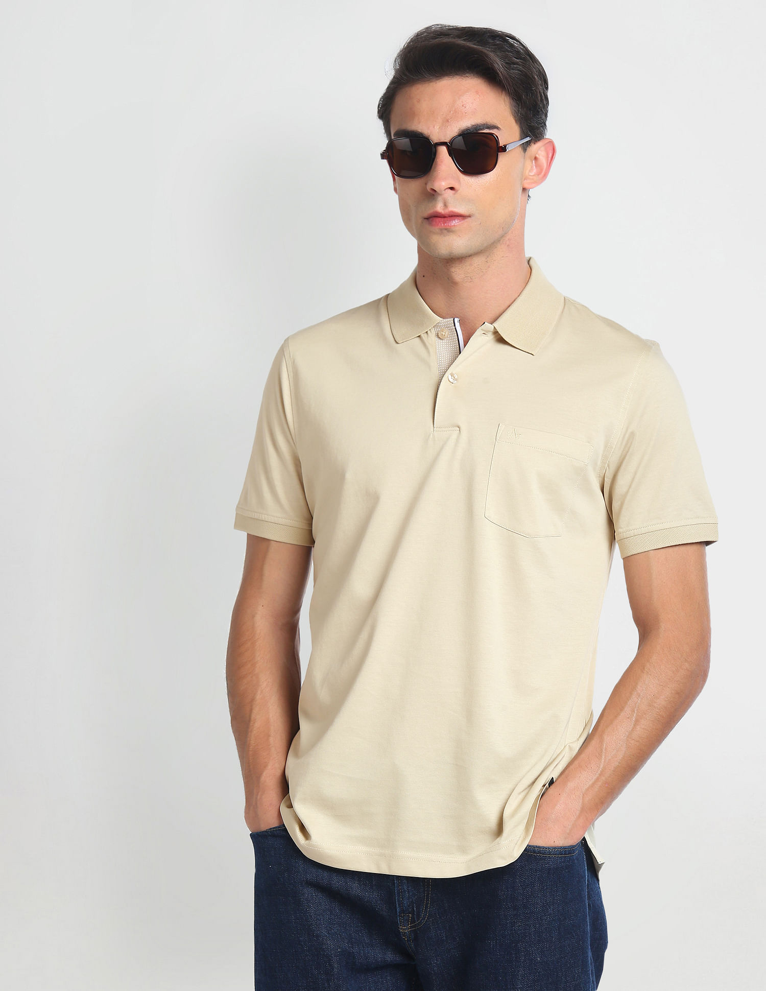 Arrow Mercerised Cotton Polo Shirt