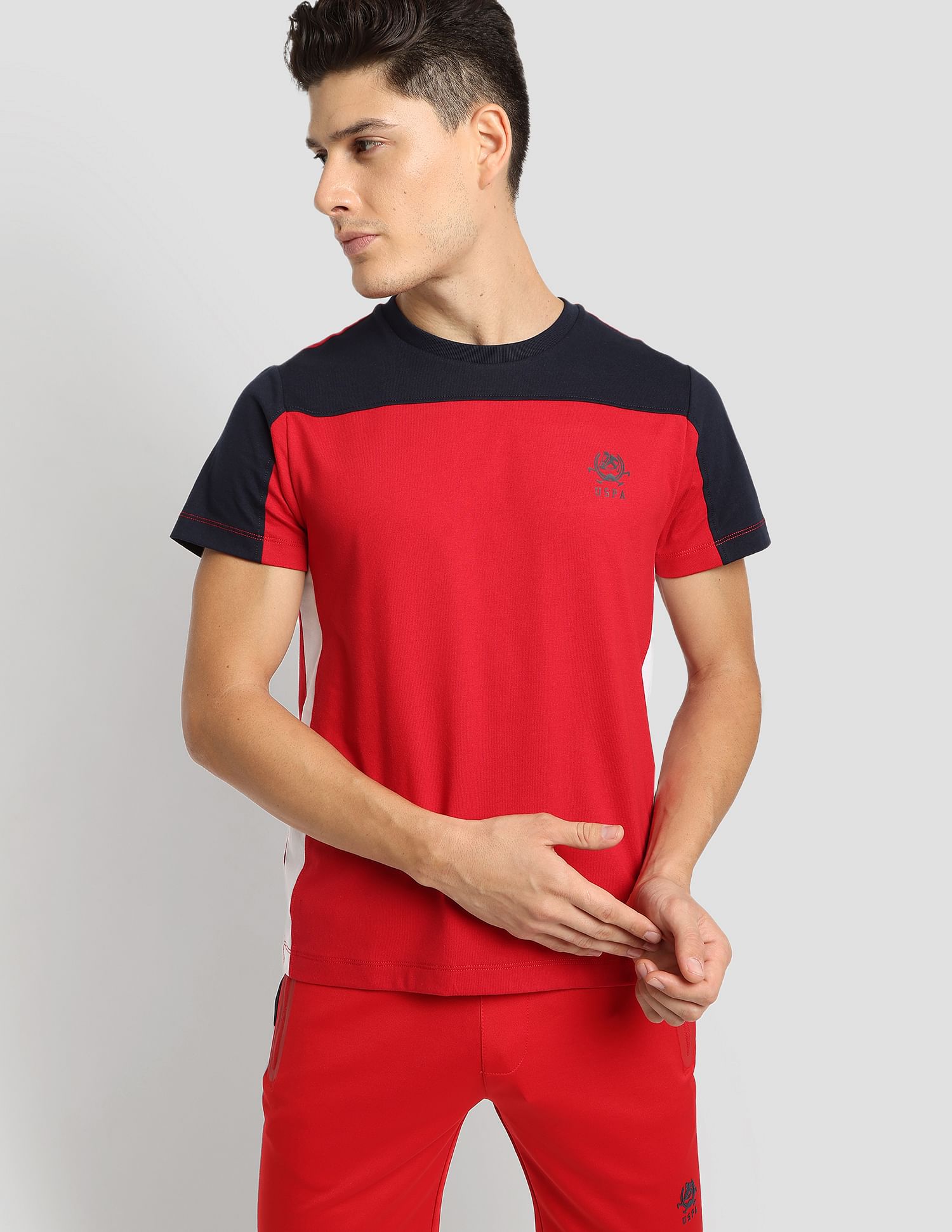 U.S. Polo Assn. Colour Block Active T-Shirt