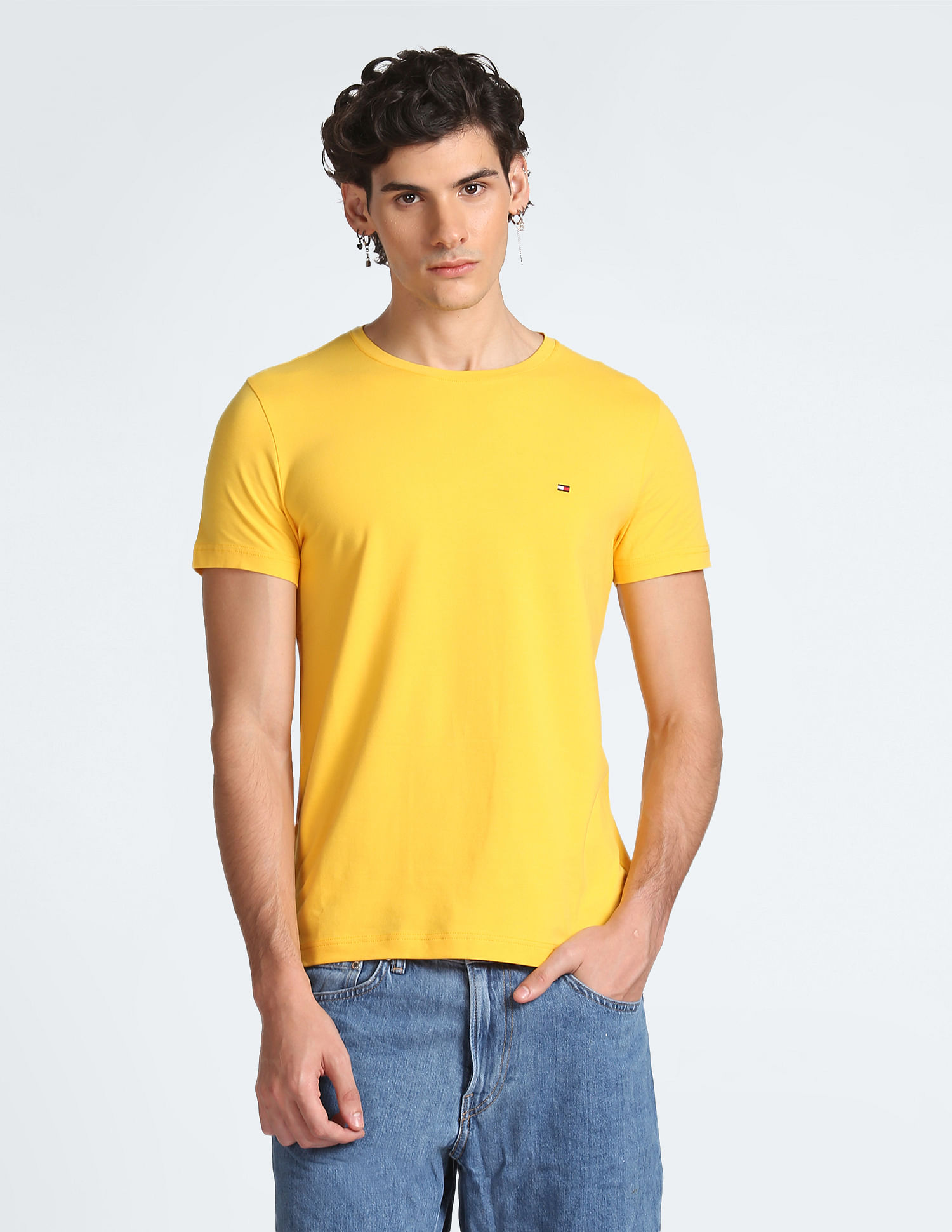 Tommy Hilfiger Transitional Organic Cotton Stretch Slim Fit T-Shirt