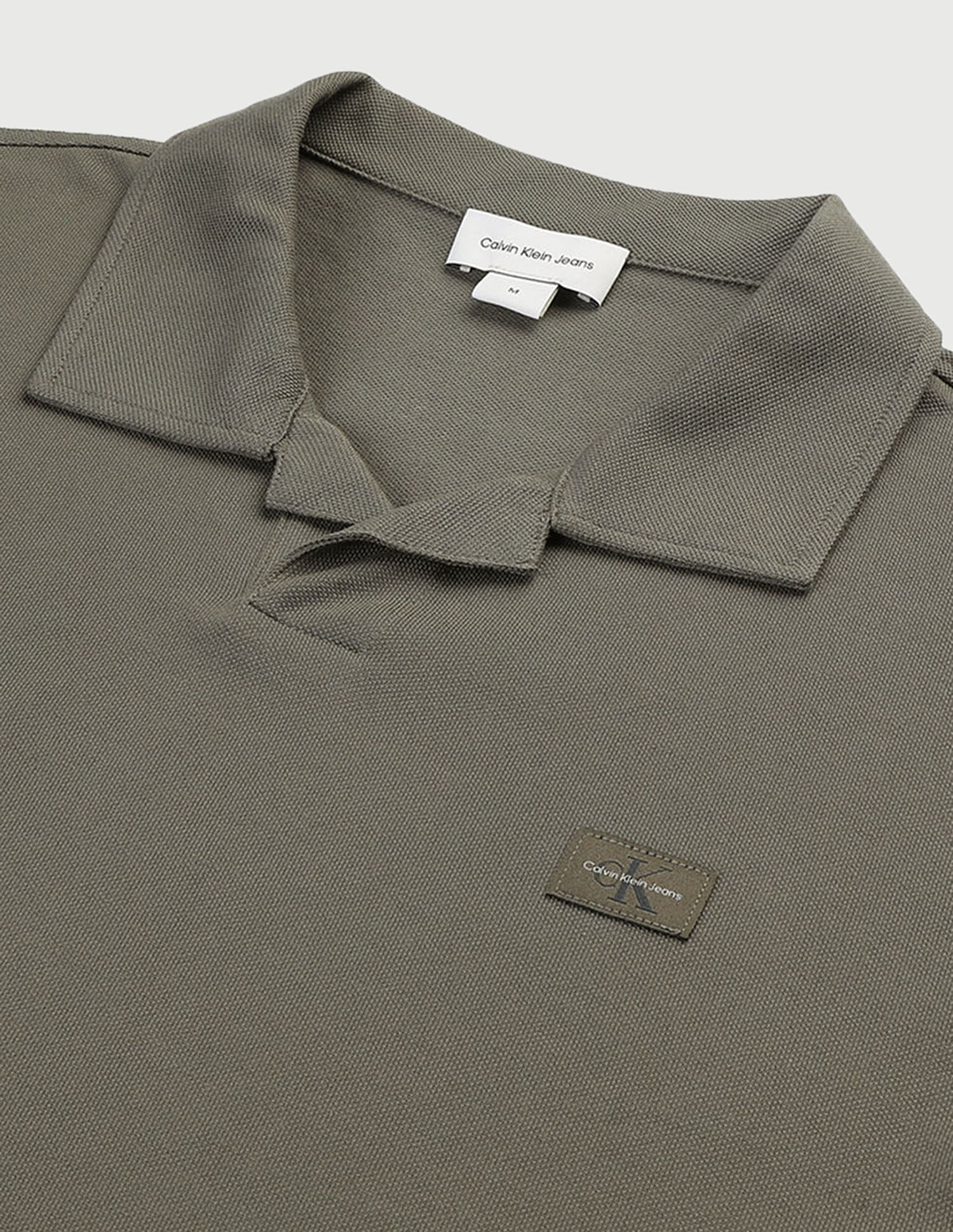 Calvin Klein Solid Pique Cotton Polo Shirt