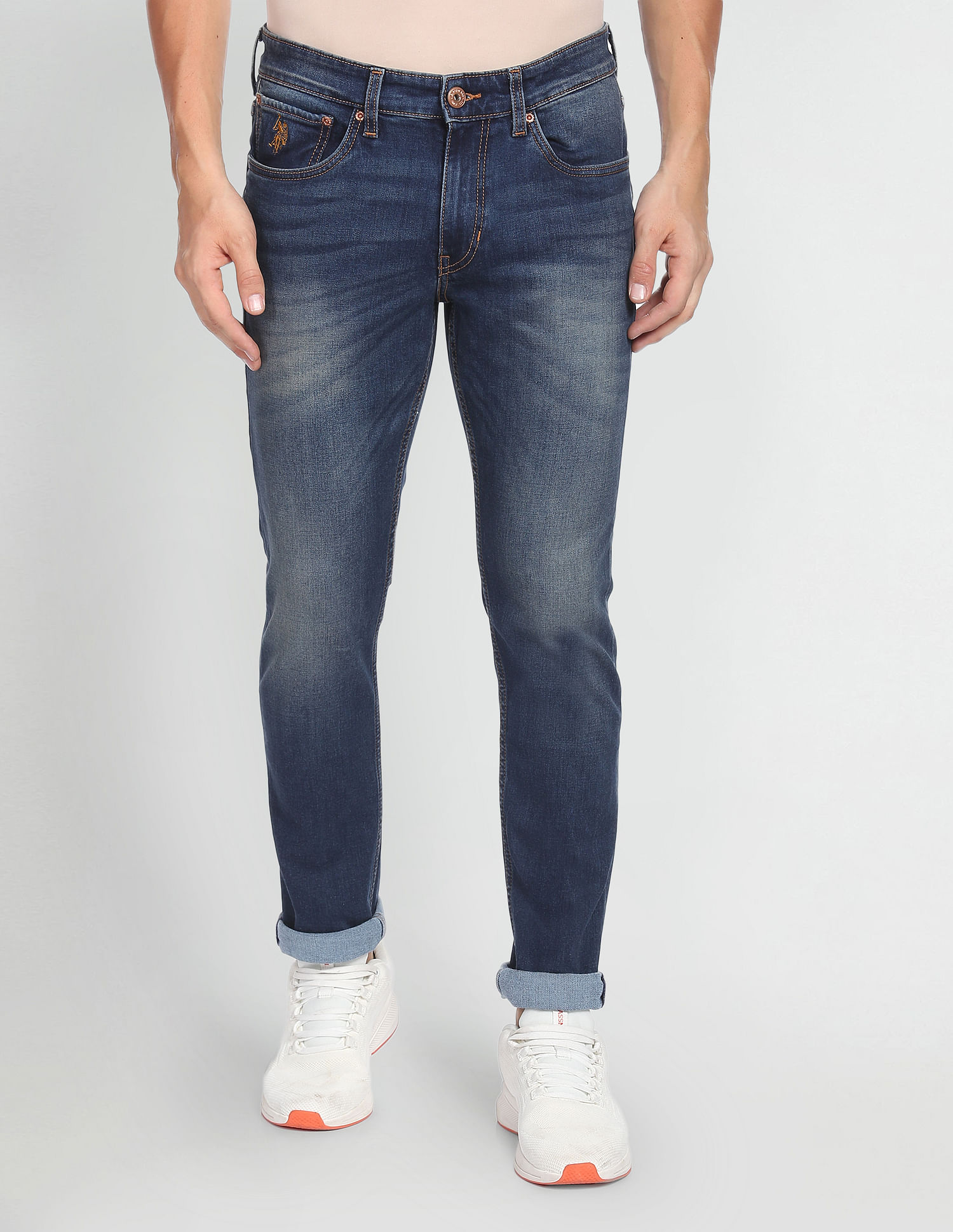 U.S. Polo Assn. Denim Co. Brandon Slim Tapered Fit Blue Jeans
