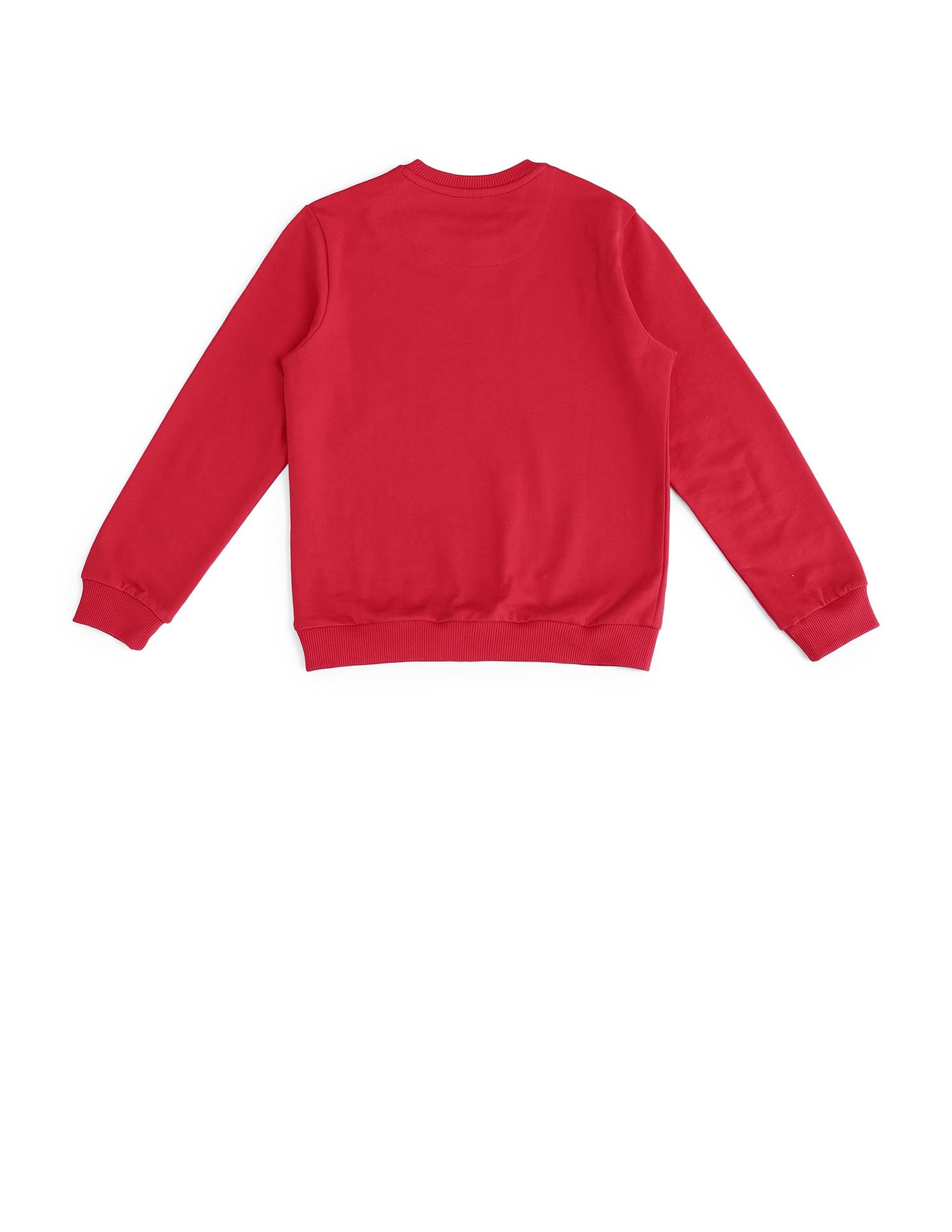 U.S. Polo Assn. Kids Brand Printed Regular Fit Sweatshirt