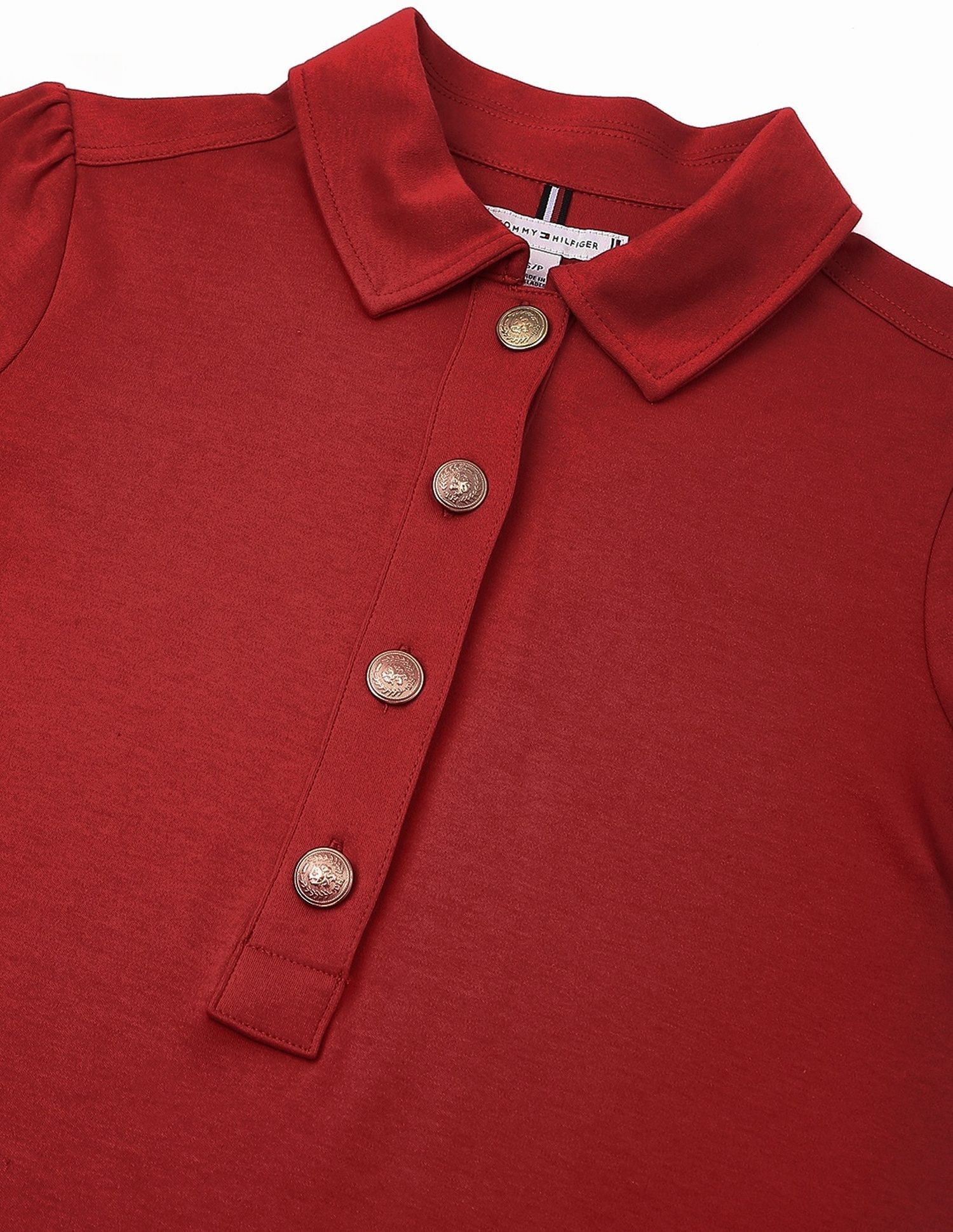 Tommy Hilfiger Solid Slim-Fit Cotton Polo T-Shirt