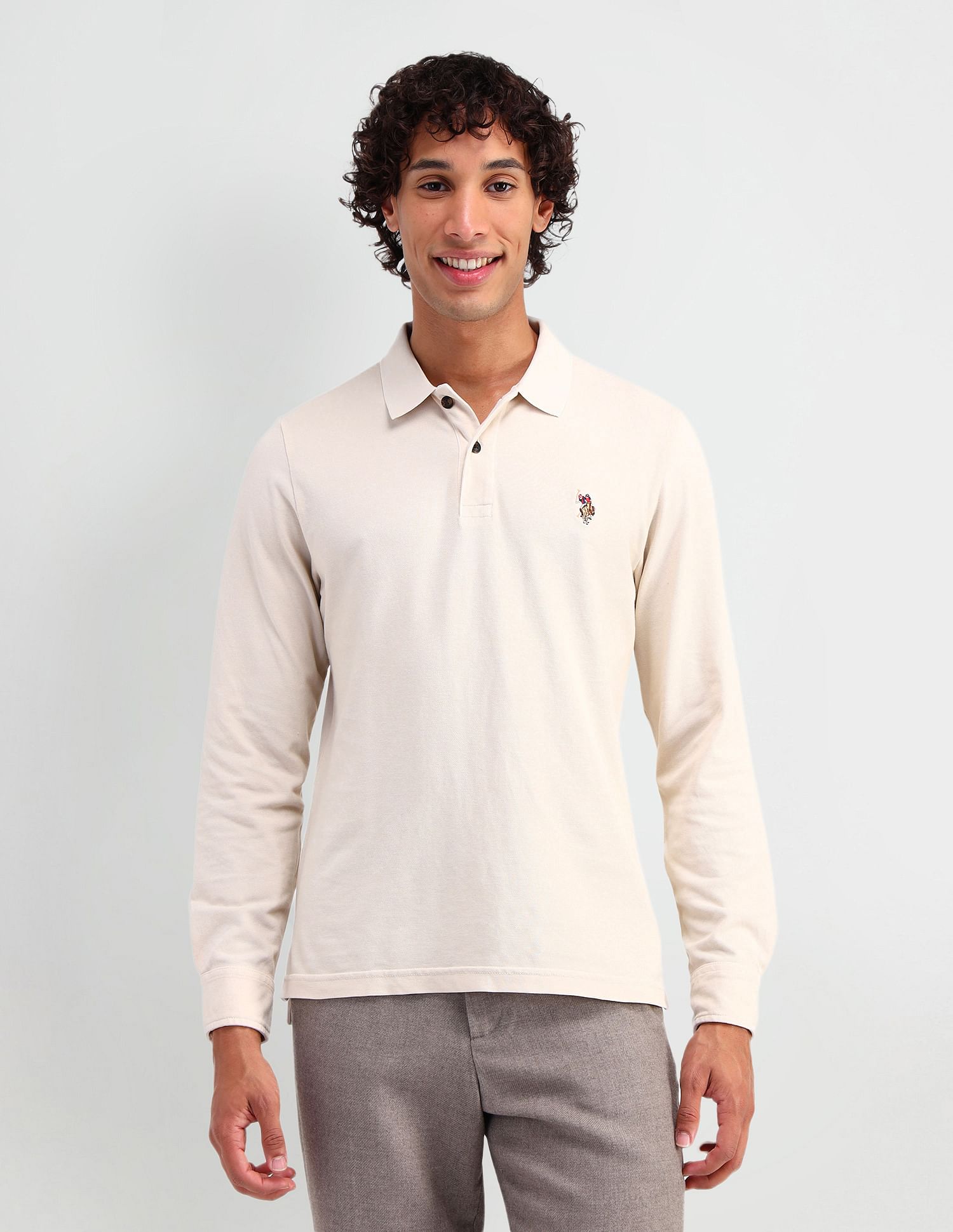 U.S. Polo Assn. Denim Co. Muscle Fit Pure Cotton Polo Shirt