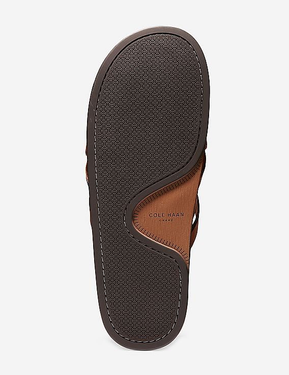 Buy Cole Haan Men Brown Feathercraft Slide Sandal NNNOW