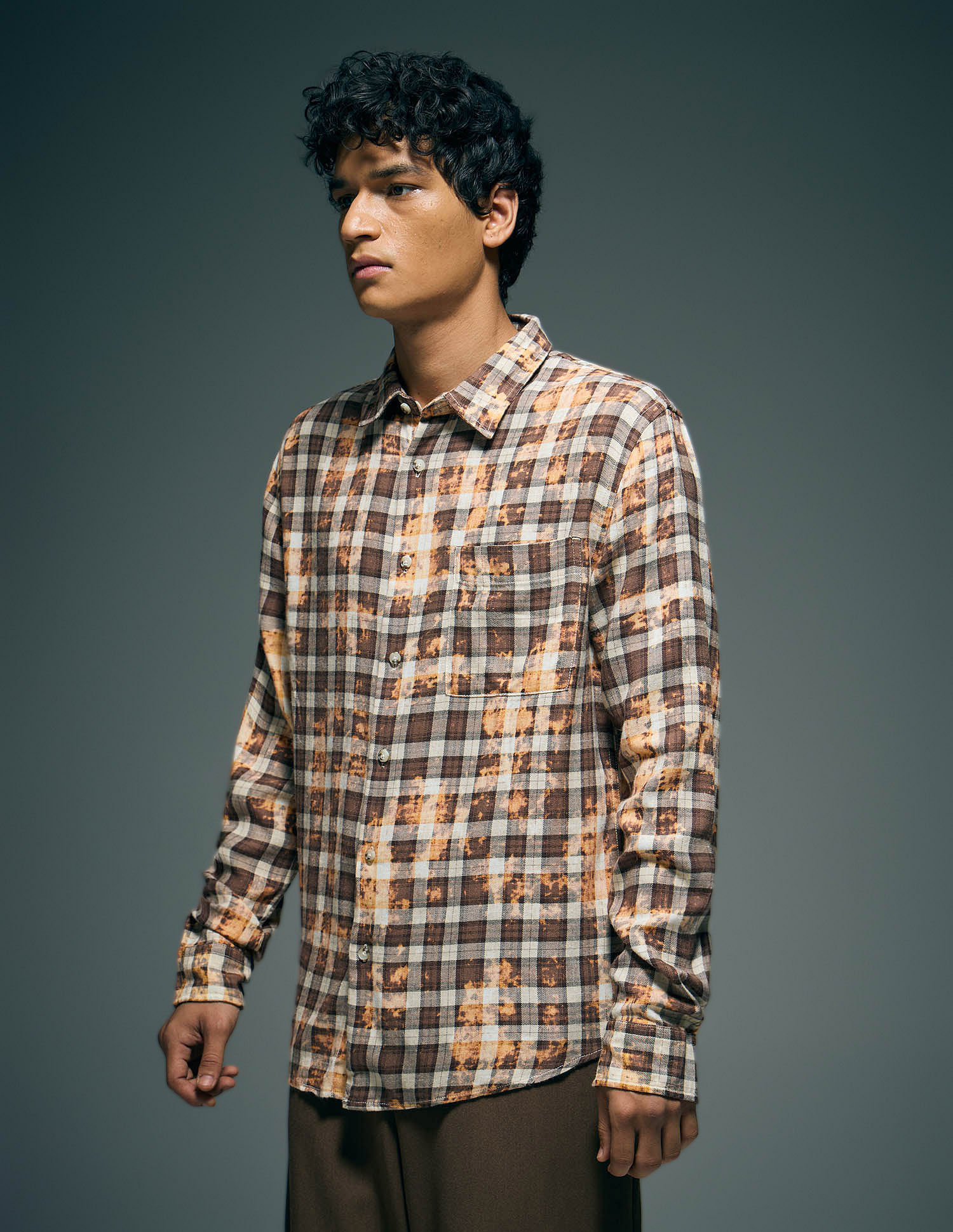 Flying Machine Pure Cotton Original Twill Shirt