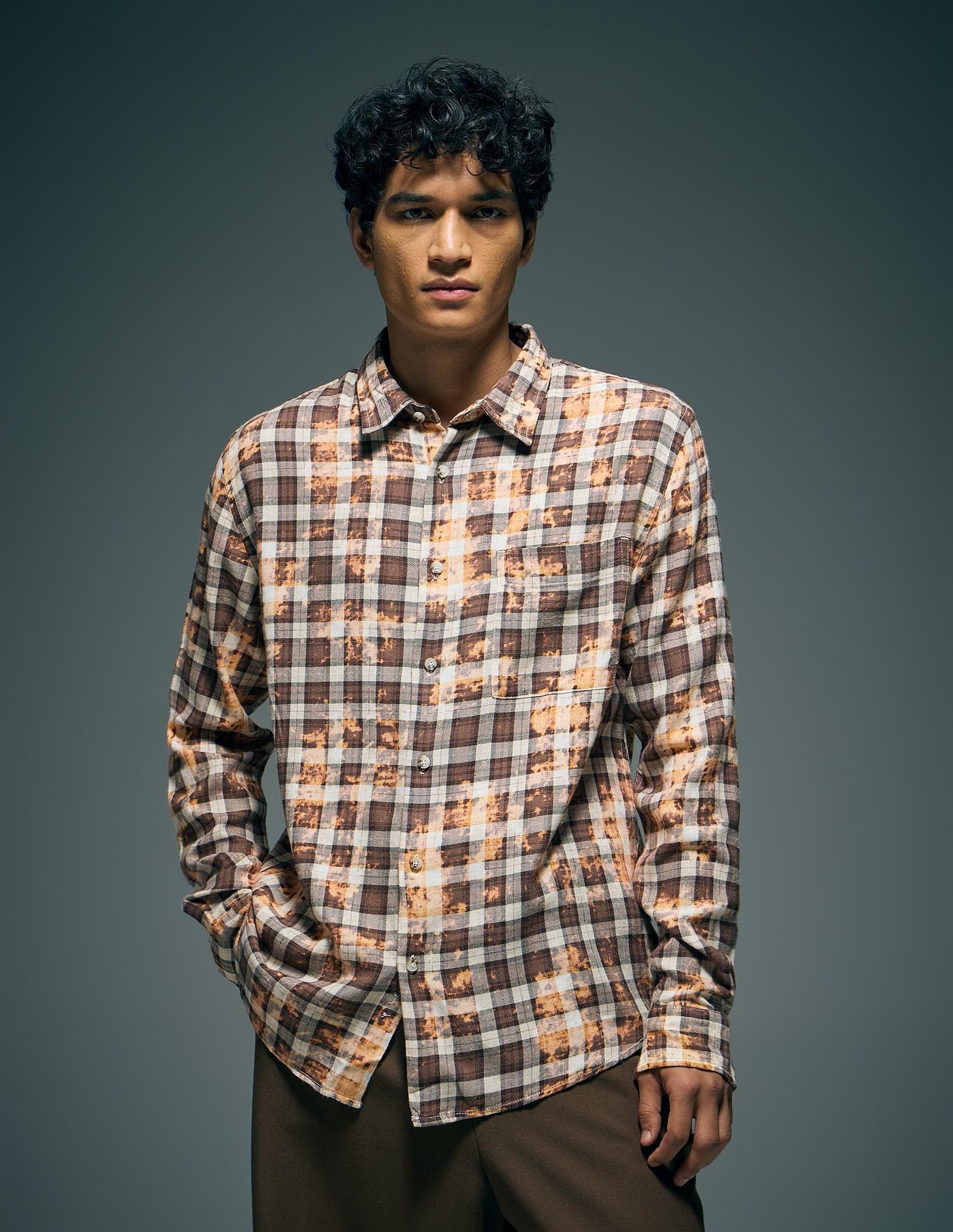 Flying Machine Pure Cotton Original Twill Shirt