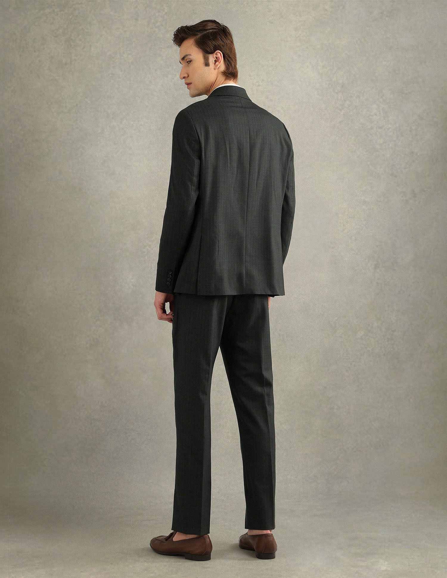 Arrow Vertical Striped Tailored Fit Suit