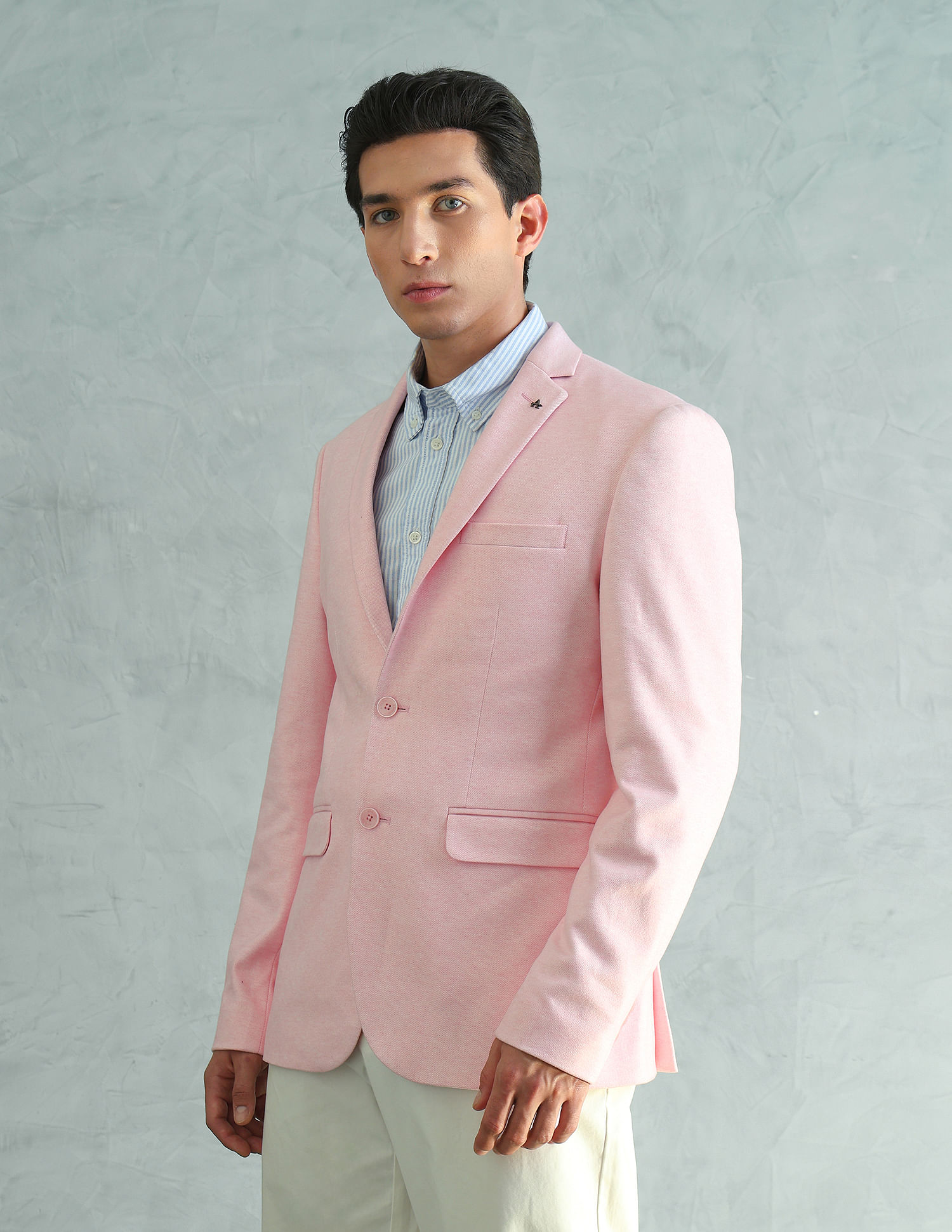 Arrow Slim Fit Smart Knit Blazer