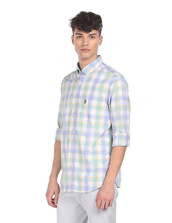 U.S. Polo Assn. Cotton Check Casual Shirt