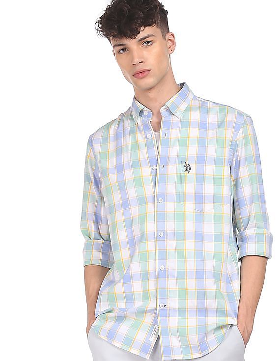 U.S. Polo Assn. Cotton Check Casual Shirt