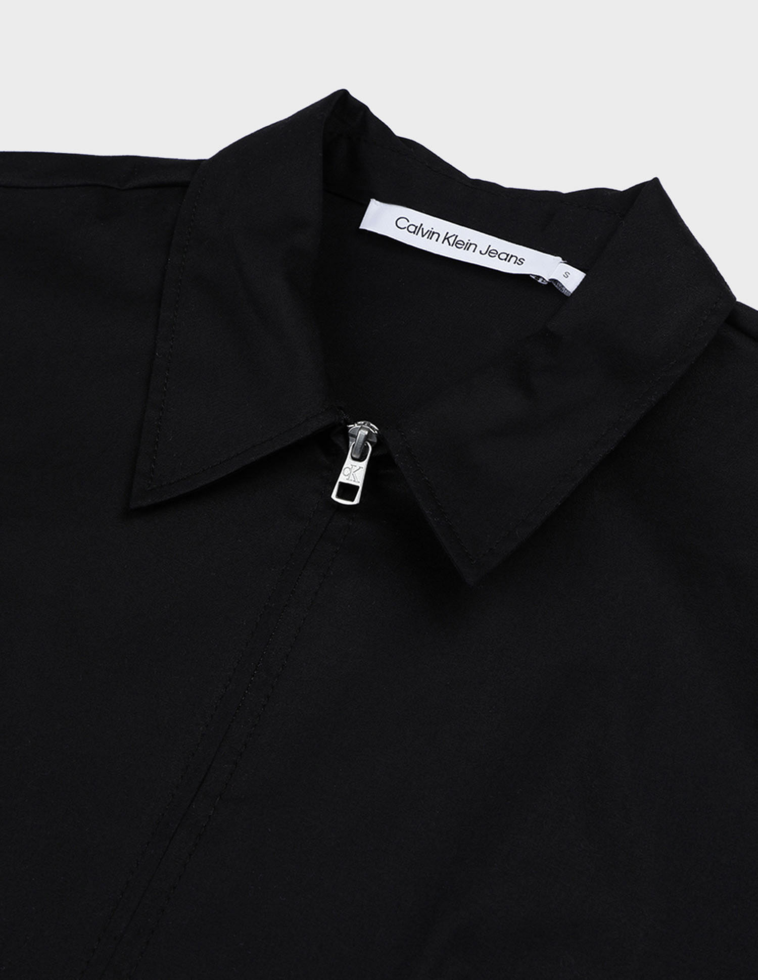 Calvin Klein Jeans Zipped Cotton Long Sleeve Top
