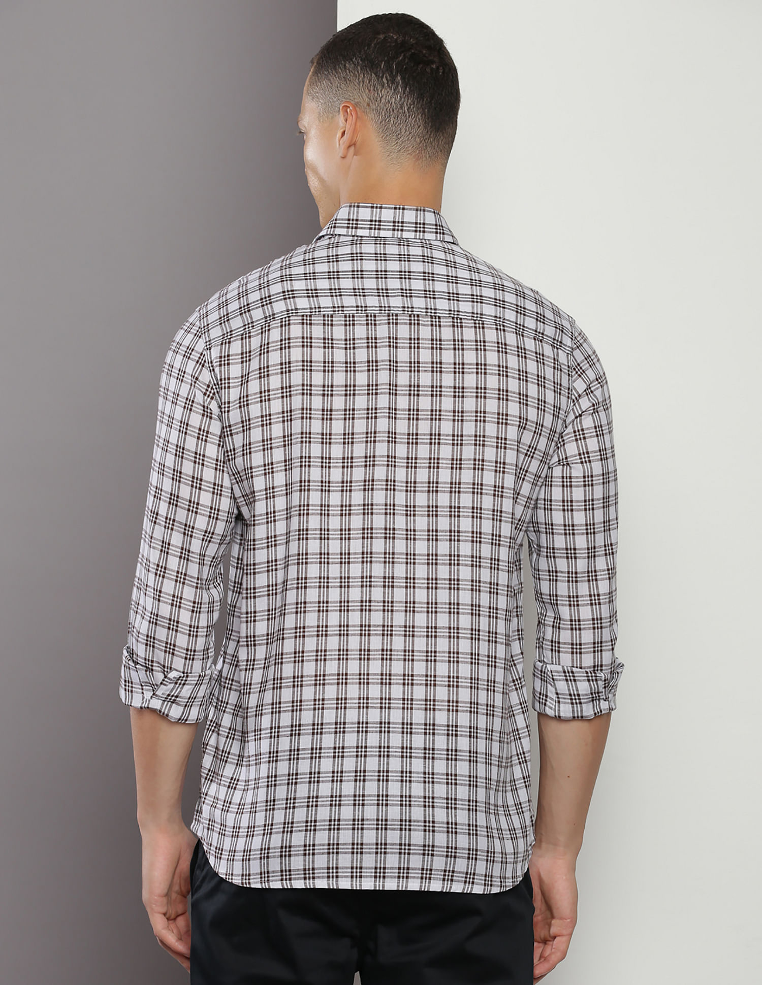 Calvin Klein Jeans Tartan Check Linen Shirt