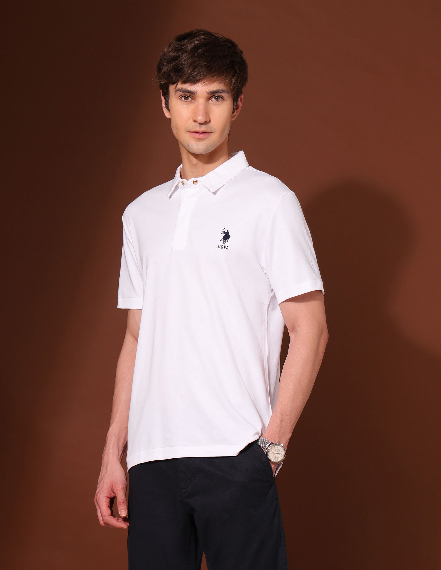 U.S. Polo Assn. Pure Cotton Work And Wander Polo Shirt