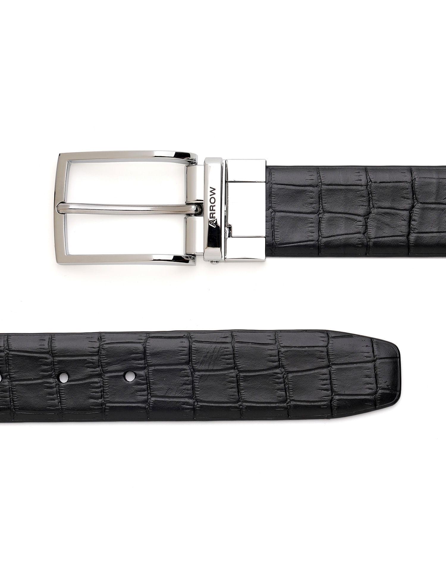 Arrow Men Textured Reversible Revia Belt