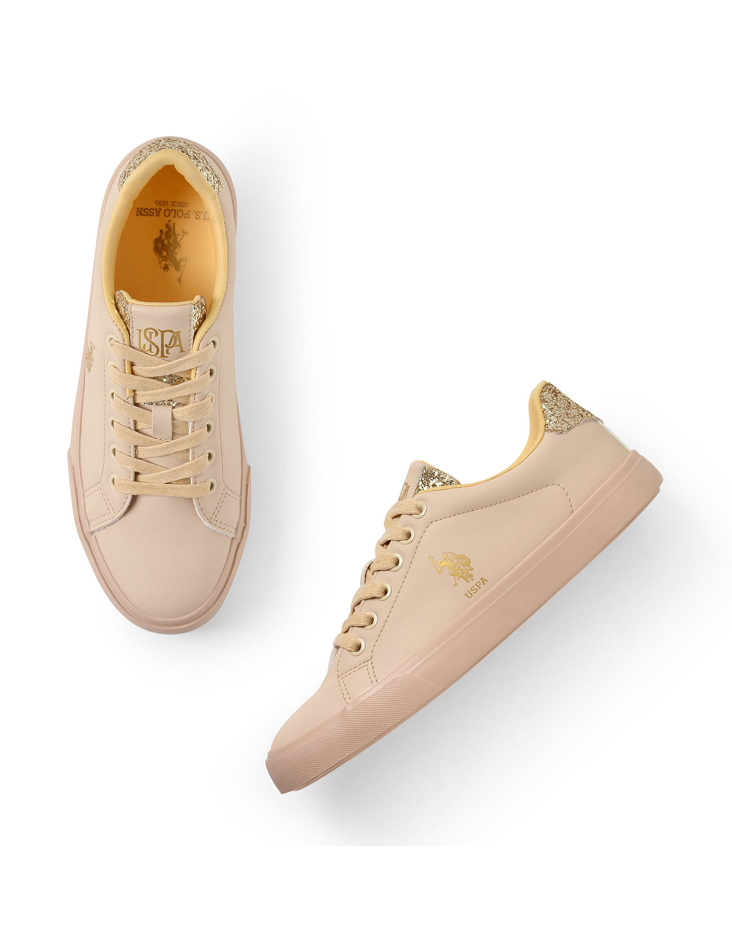 U.S. Polo Assn. Women Round Toe Logo Beverly 2.0 Sneakers