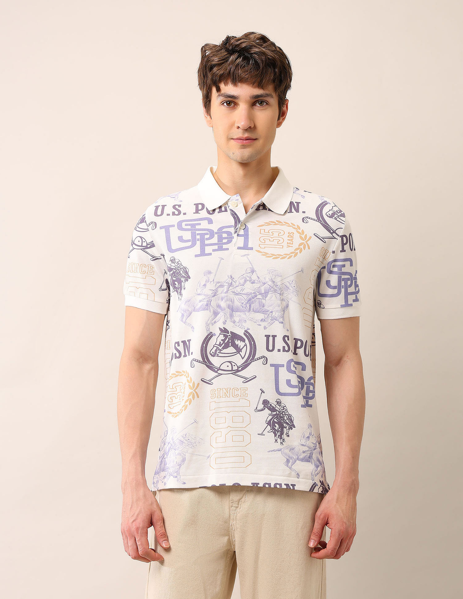 U.S. Polo Assn. Denim Co. Muscle Fit Pure Cotton Polo Shirt