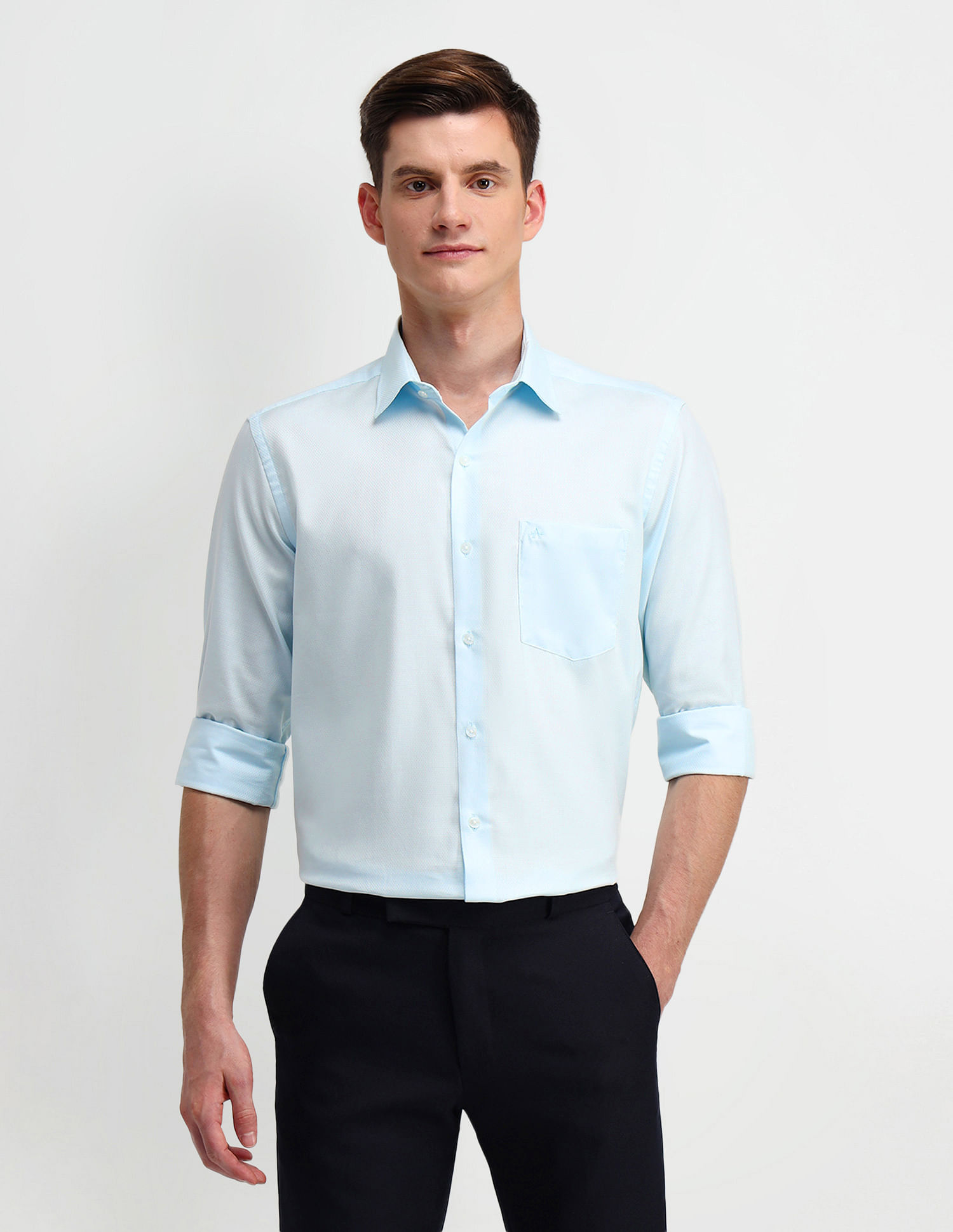 Arrow Manhattan Slim Fit Cotton Shirt