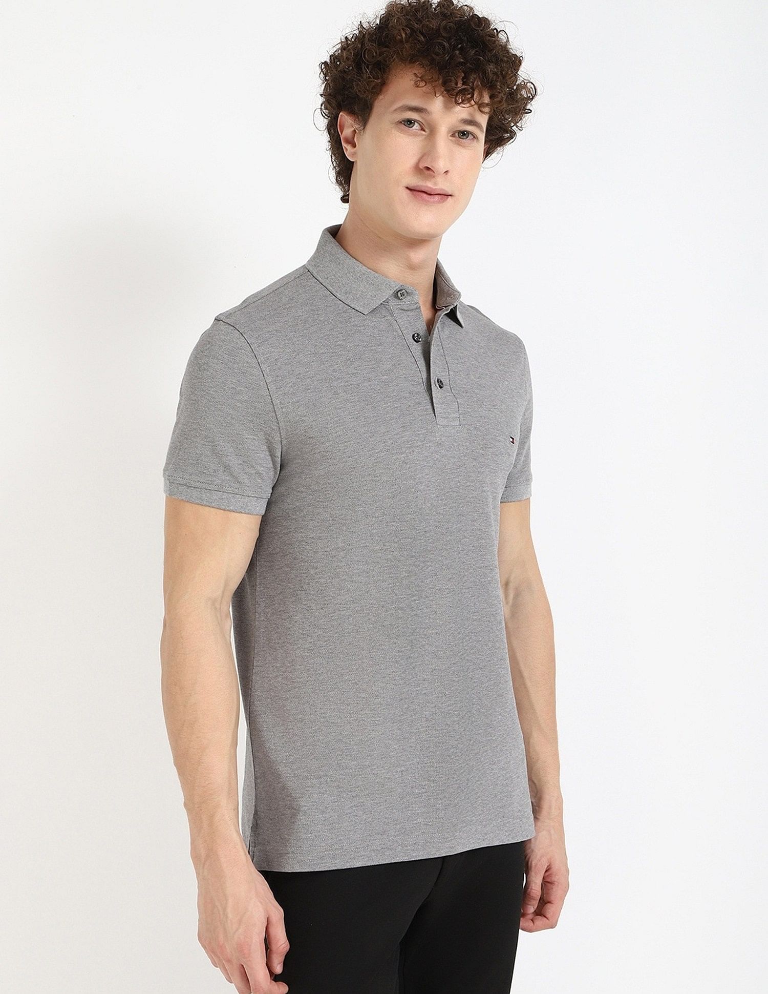 Tommy Hilfiger Printed Slim-Fit Cotton Polo Shirt