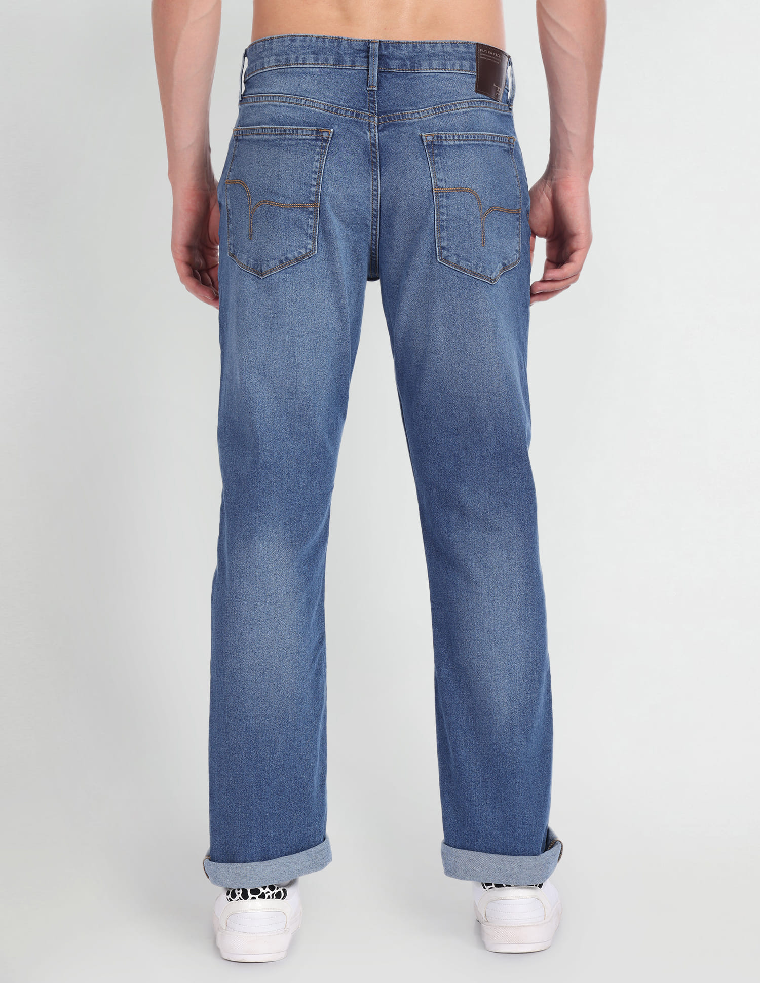 Buy Flying Machine Mid Rise Boot Cut Fit Jeans - NNNOW.com