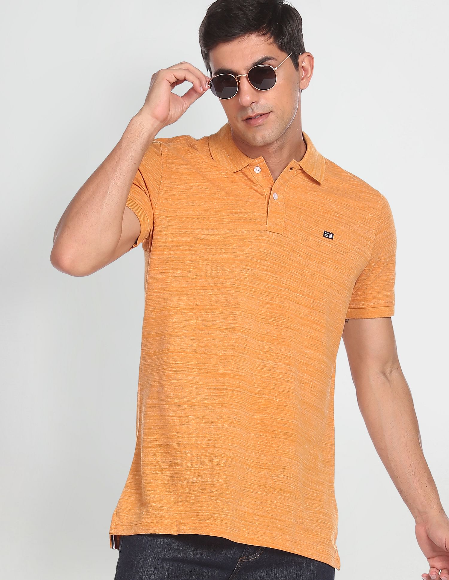 Arrow Sports Heathered Pique Polo Shirt