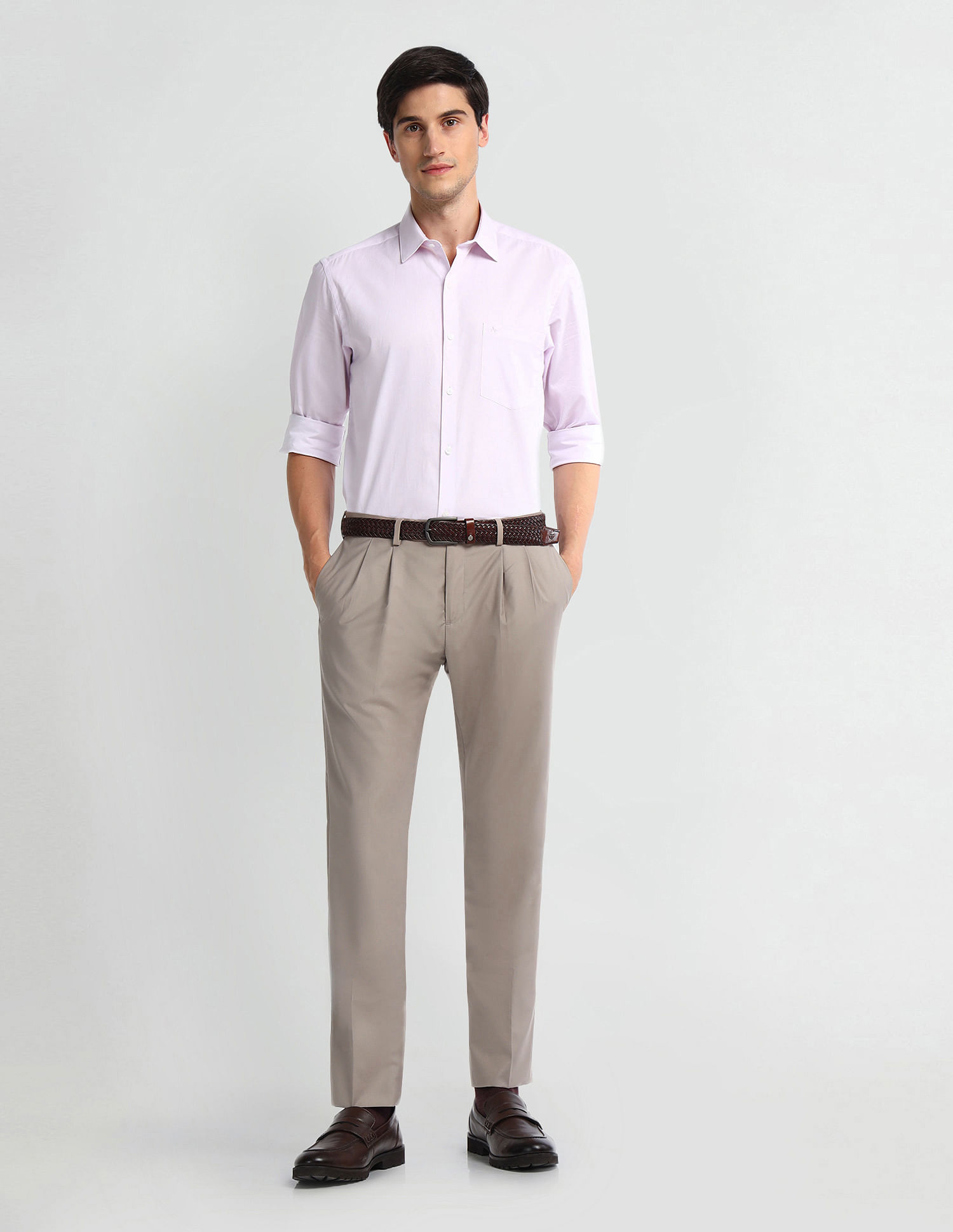Arrow Smart Flex Slim Trousers
