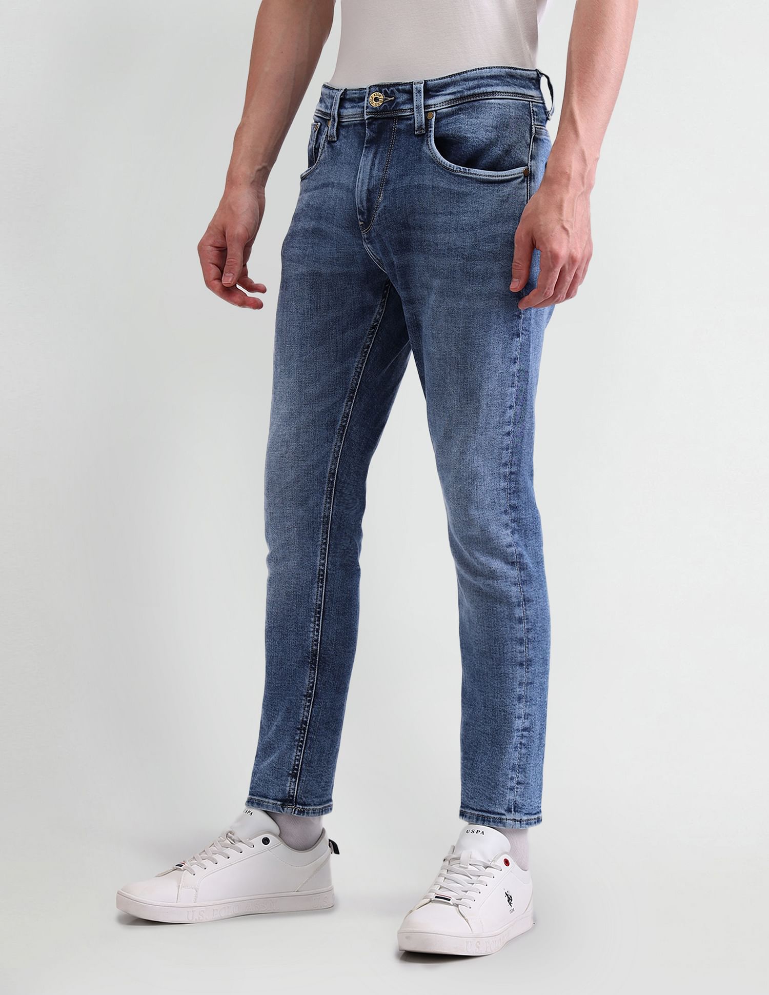 U.S. Polo Assn. Denim Co. Henry Tapered Cropped Fit Jeans
