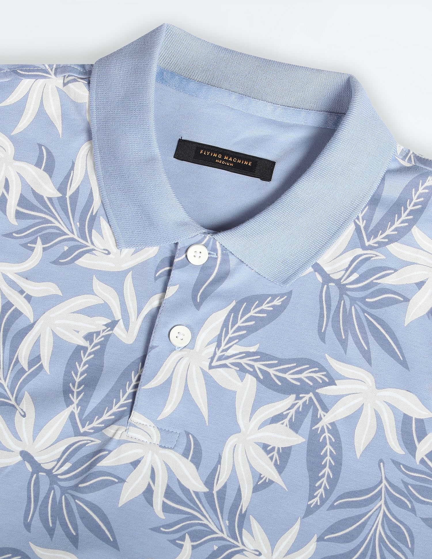 Flying Machine Mercerised Tropical Polo Shirt
