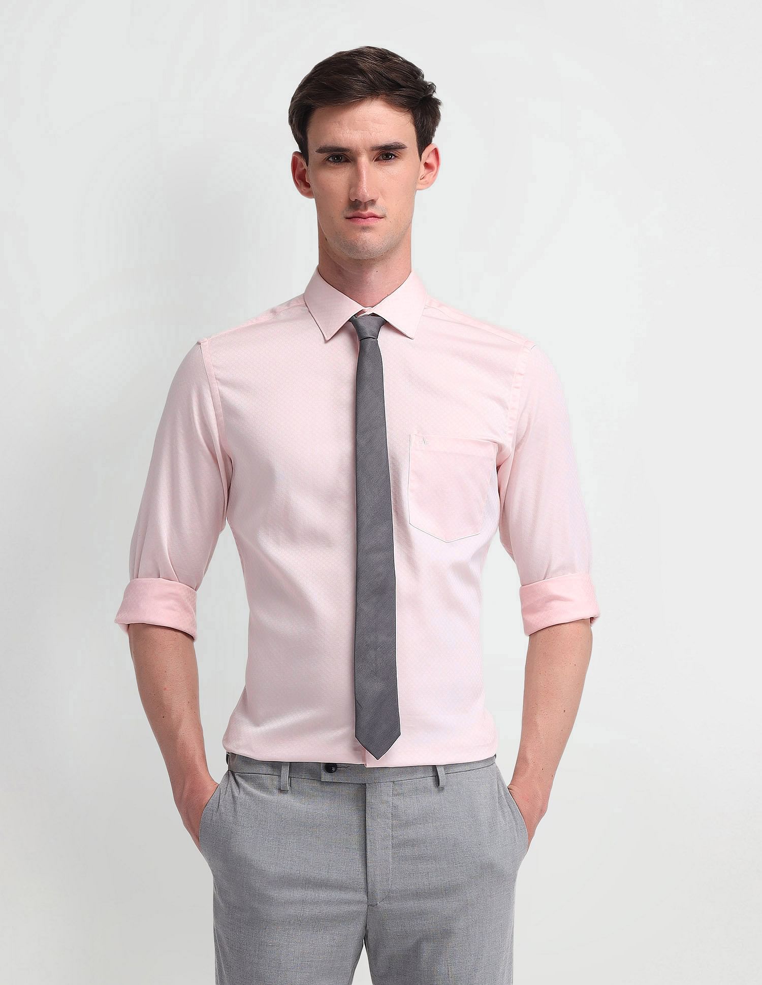 Arrow Liberty Classic Fit Textured Shirt