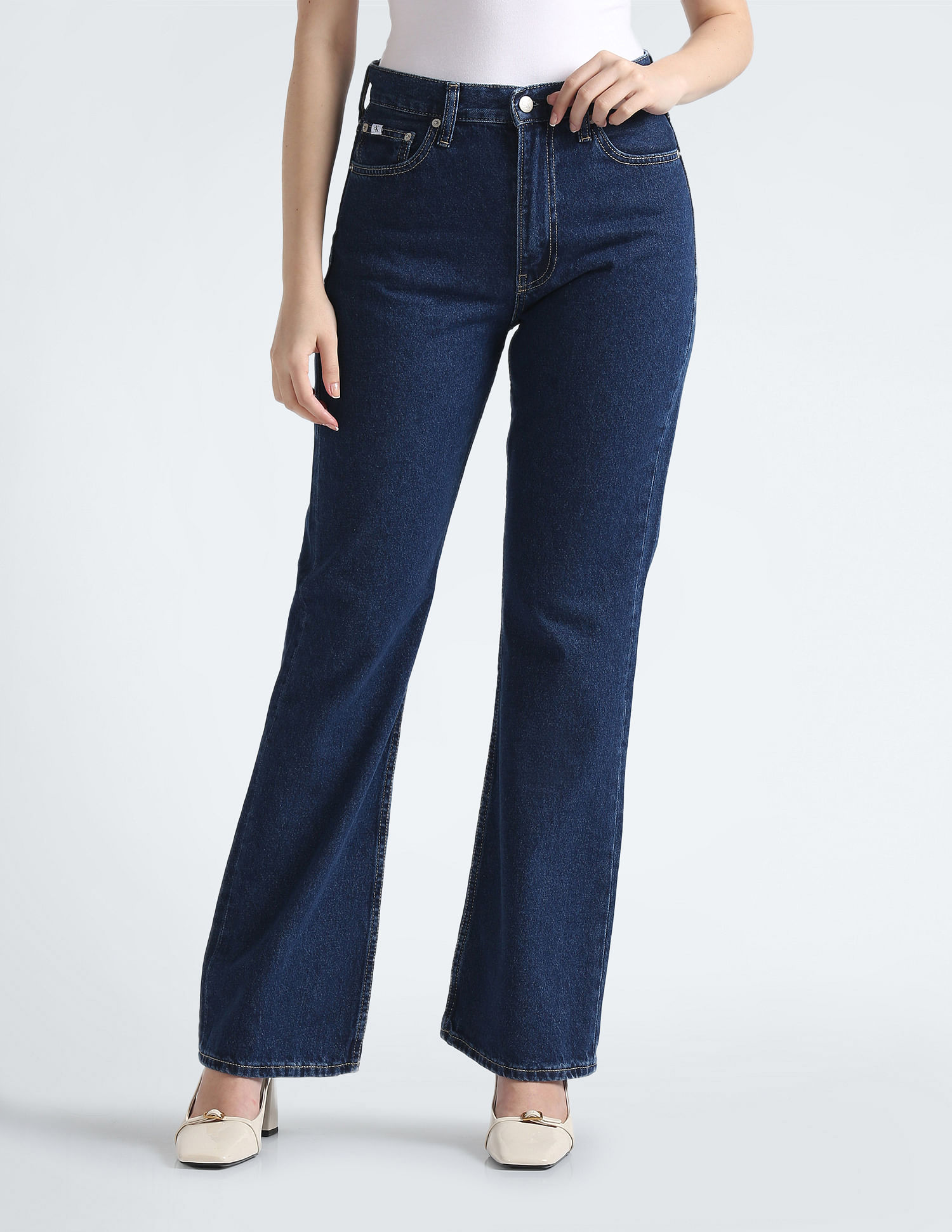 Calvin Klein Jeans Authentic Bootcut Fit Rinsed Jeans