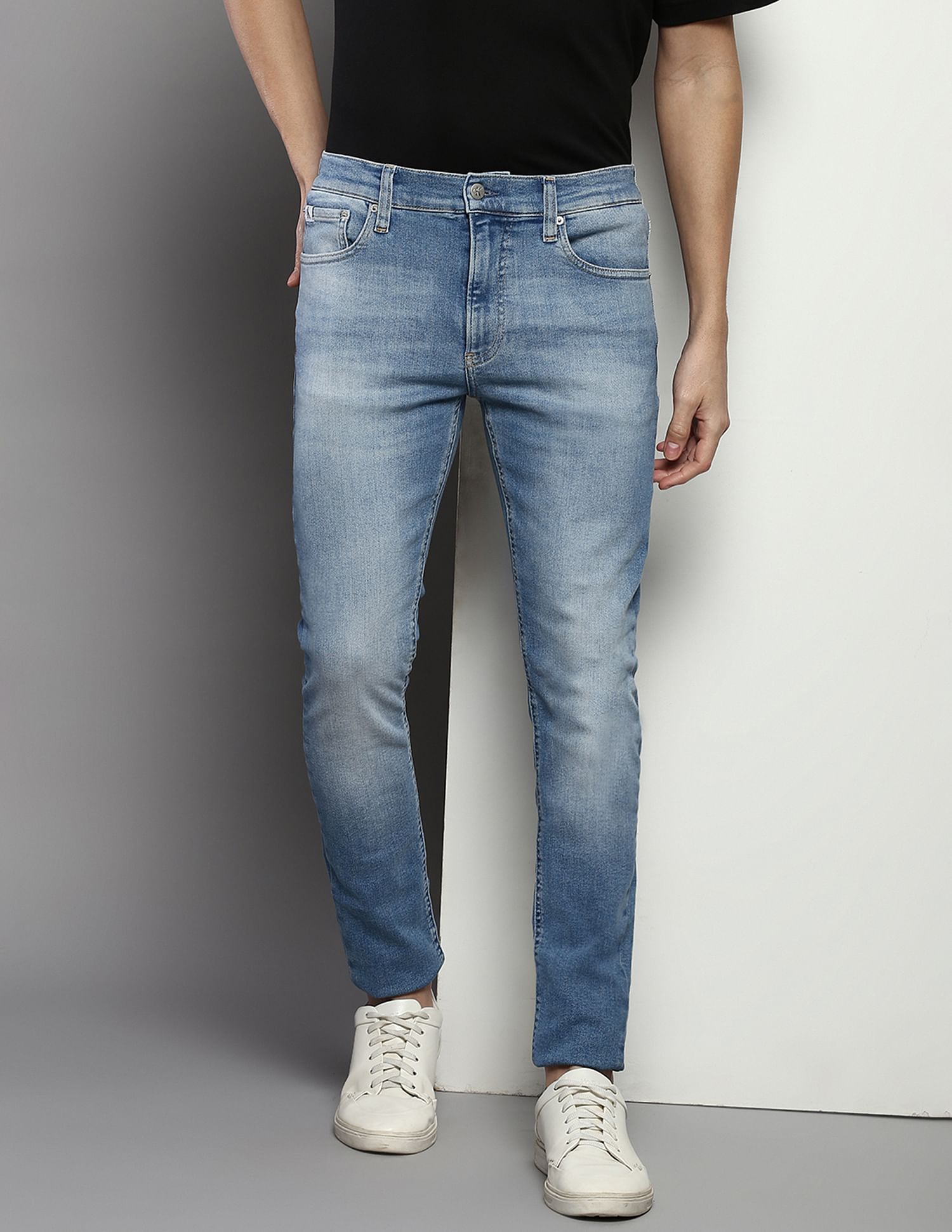 Calvin Klein Jeans Stone Wash Super Skinny Fit Jeans