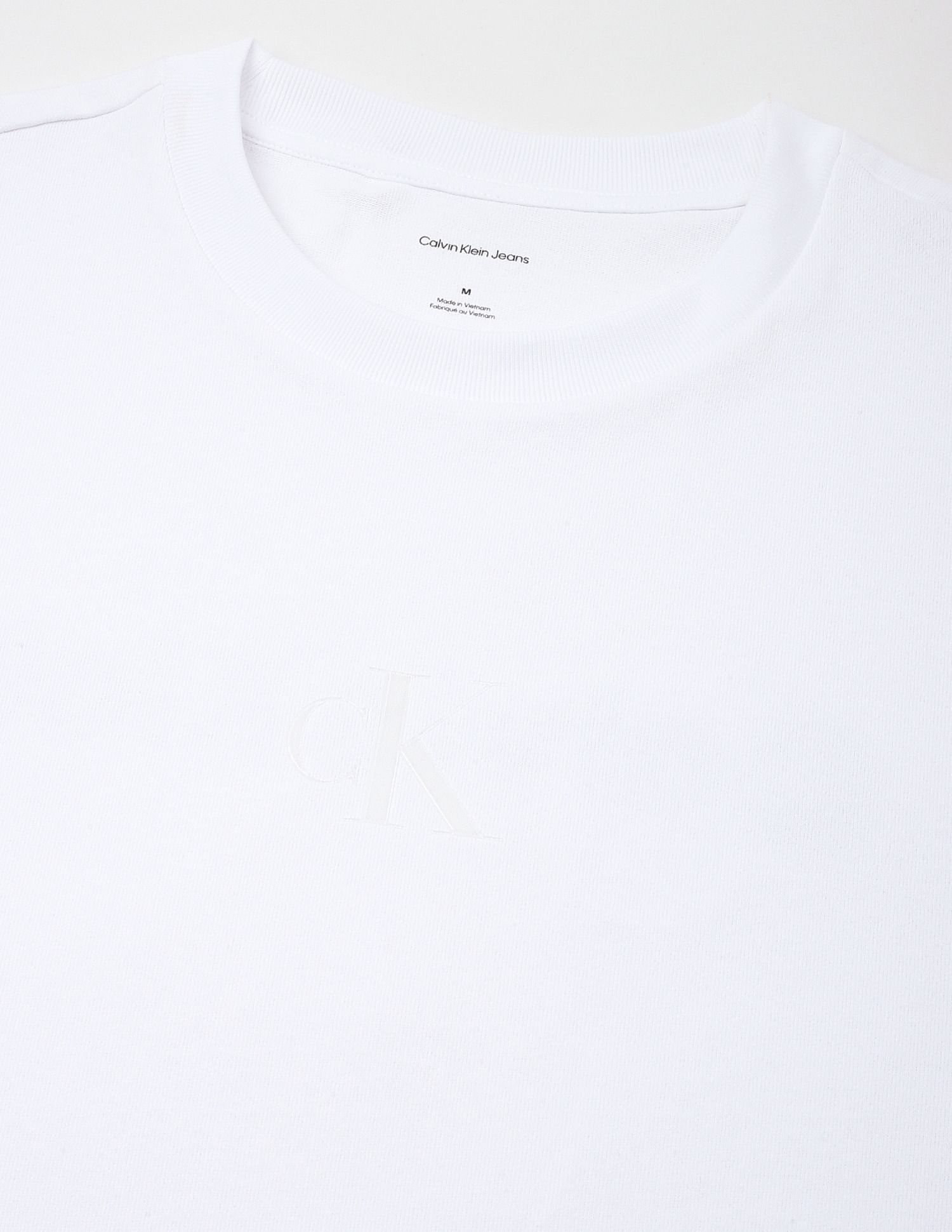 Calvin Klein Jeans Logo Relaxed-Fit Cotton T Shirt