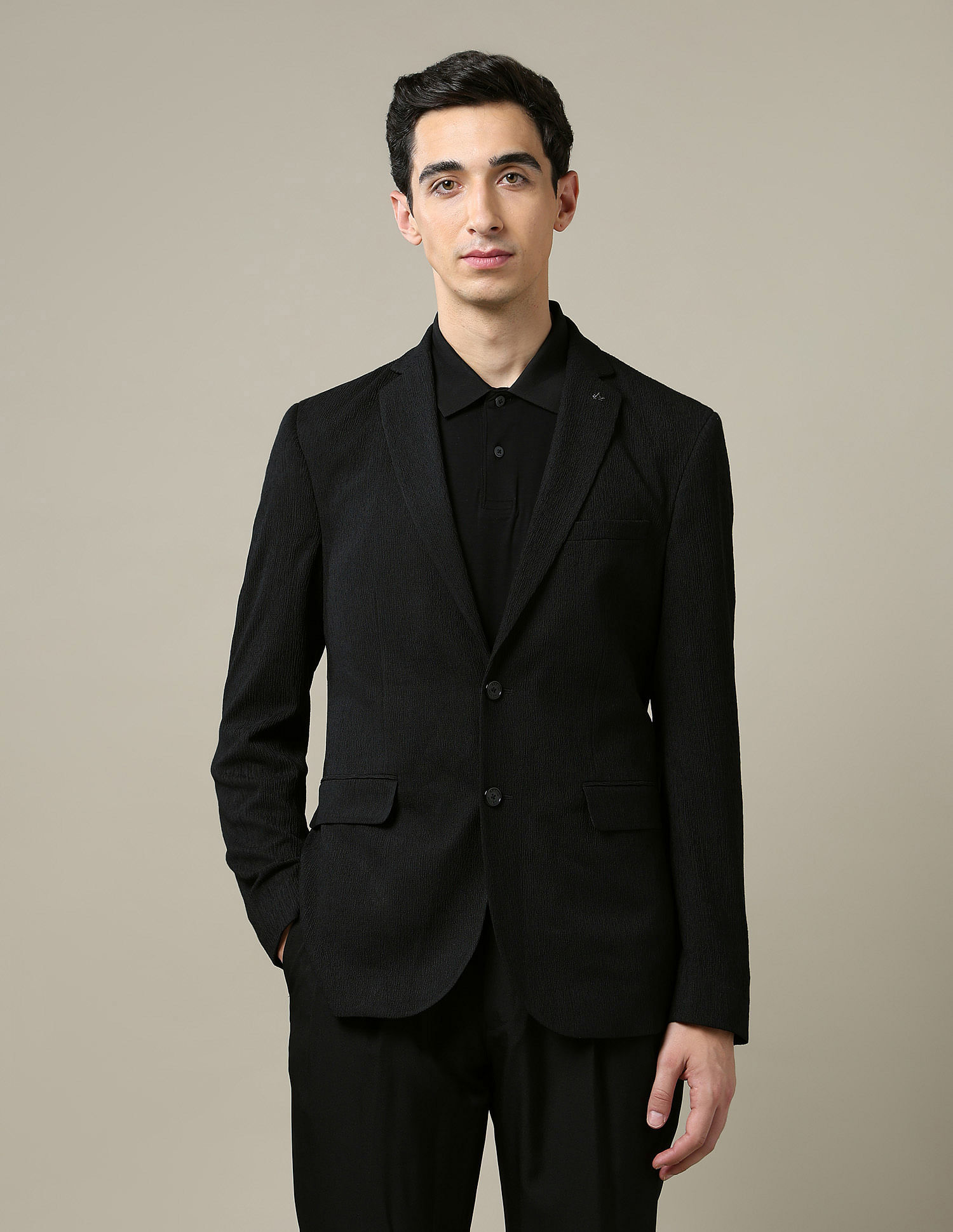 Arrow Zero Calorie Slim Fit Textured 1851 Blazer