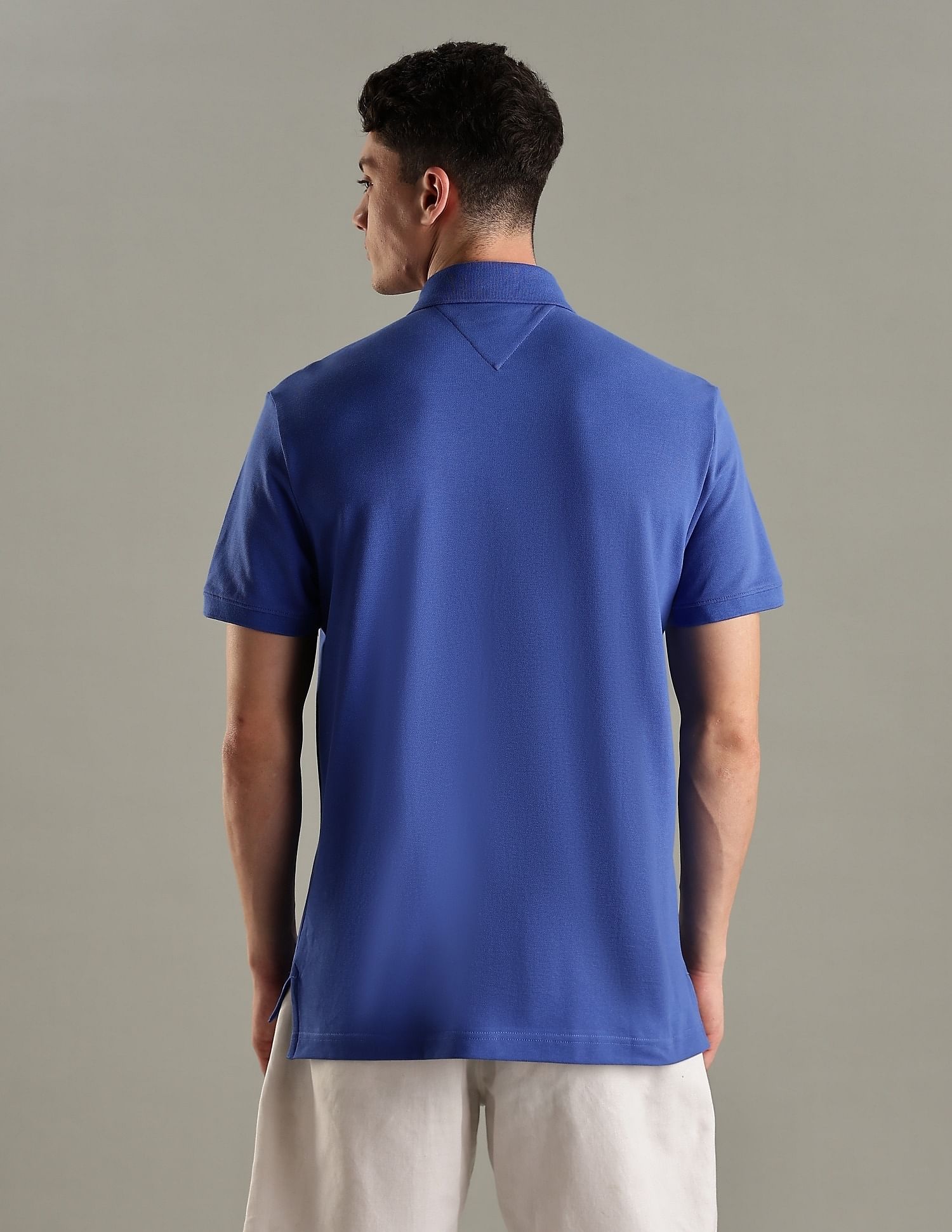Tommy Hilfiger Logo Regular-Fit Cotton Polo T-Shirt