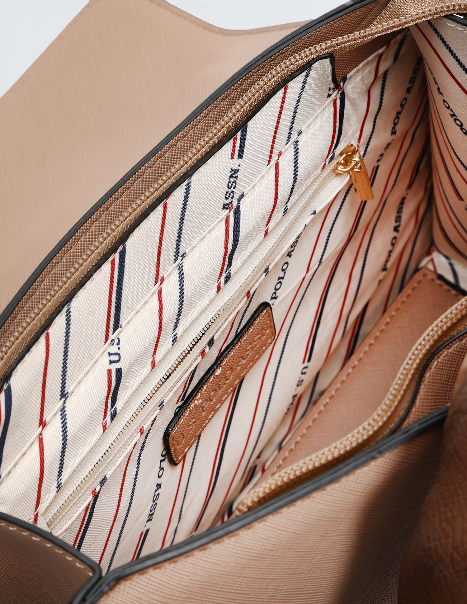 U.S. Polo Assn. Women Signature Stripe Structured Sling Bag