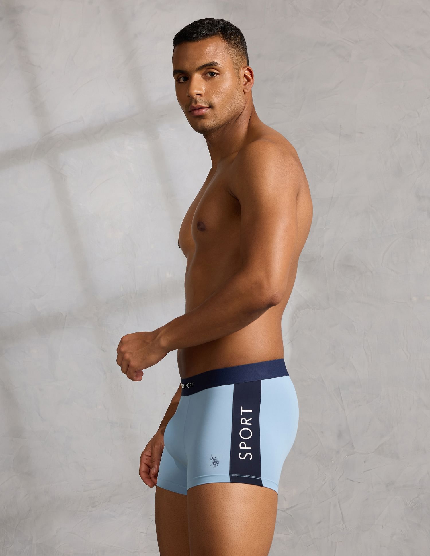 USPA Innerwear Micro Fibre High Stretch Performance Trunk