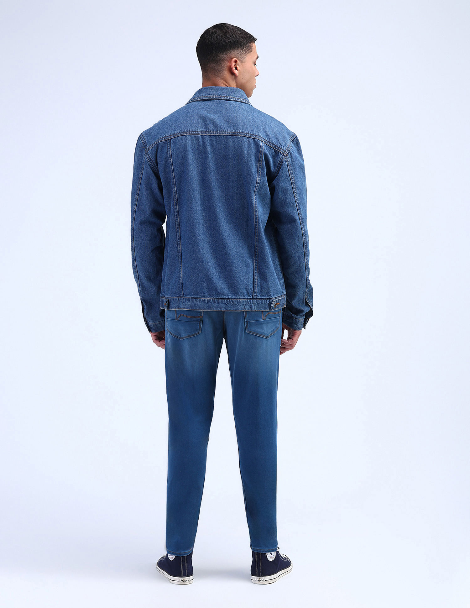 Flying Machine Mankle Relaxed Tapered Stone Wash Jeans