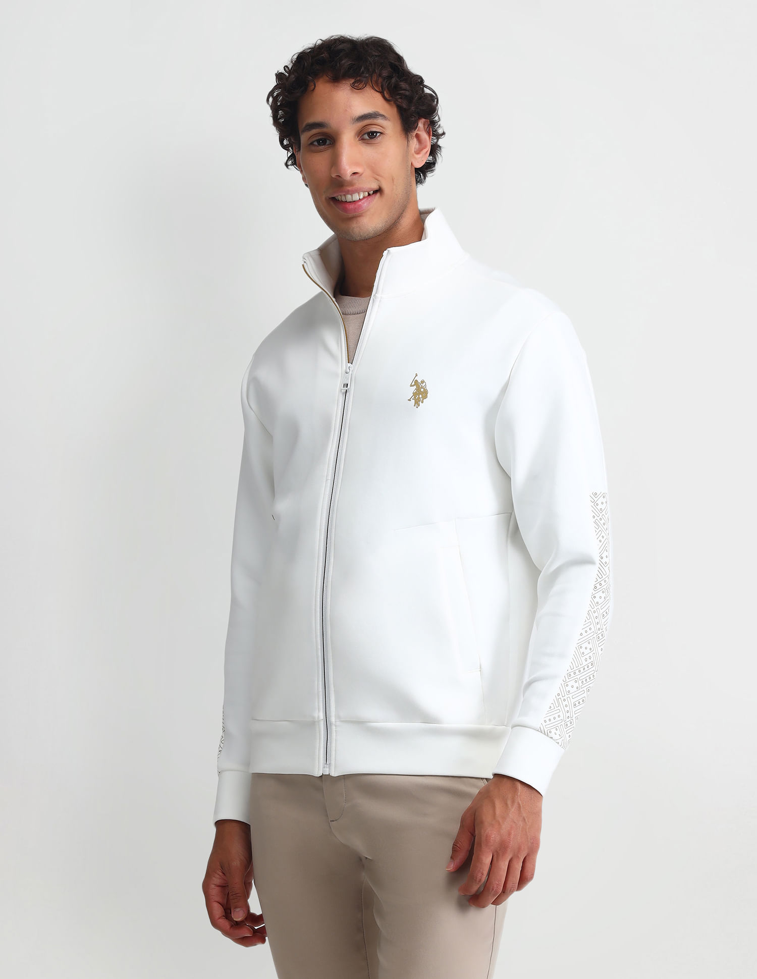 U.S. Polo Assn. Denim Co. High Neck Regular Fit Sweatshirt