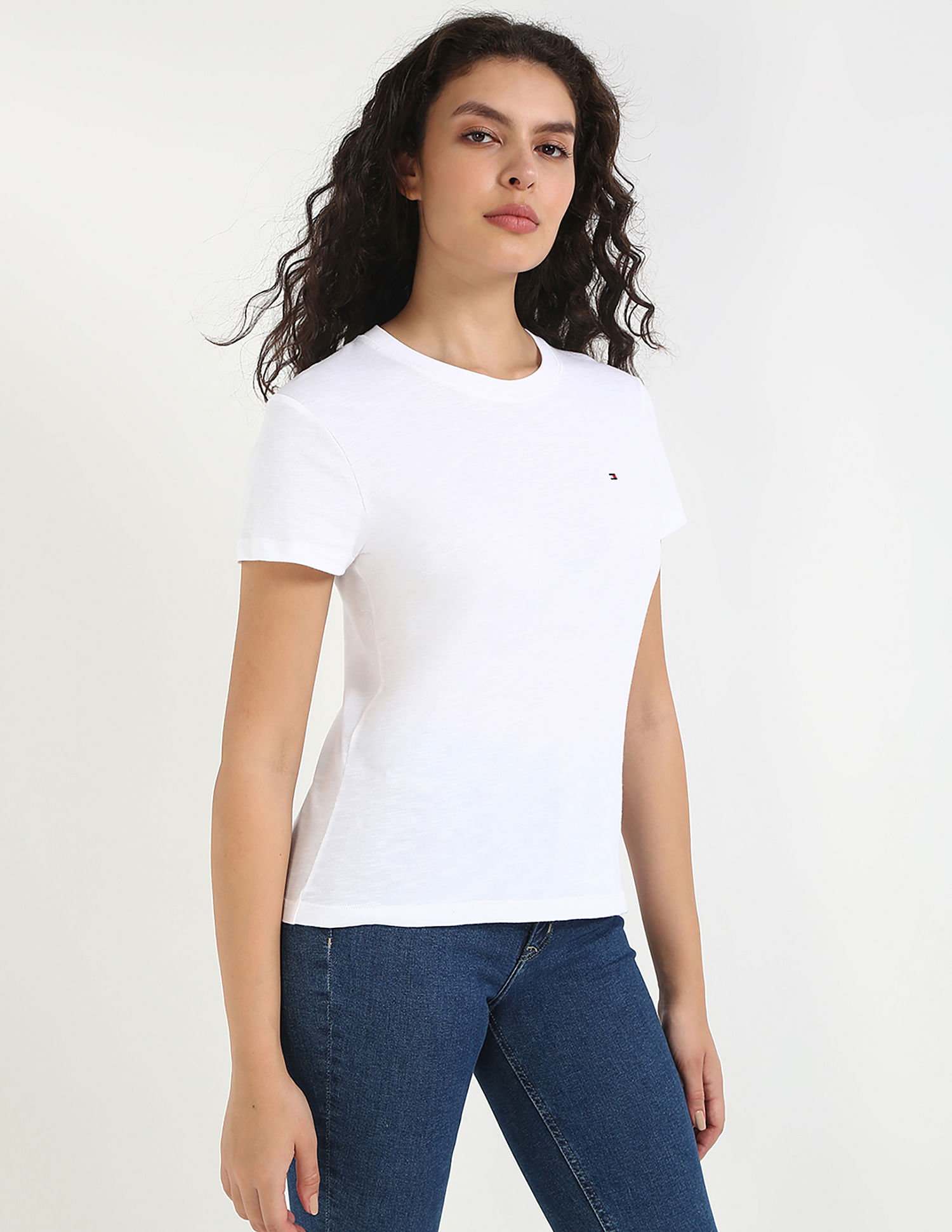Tommy Hilfiger Solid Regular-Fit Cotton T-Shirt