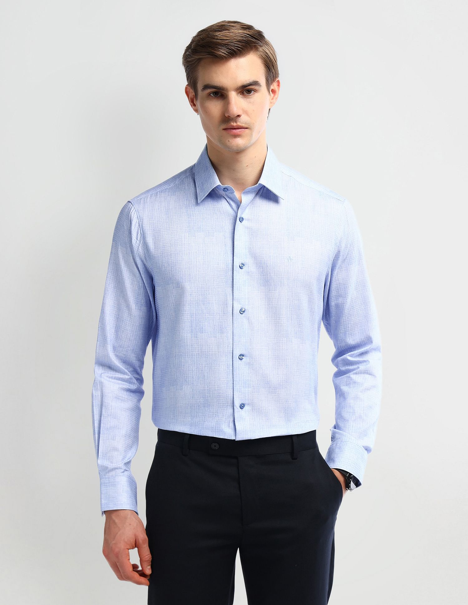 Arrow 1851 Tailored Fit Pure Cotton Shirt