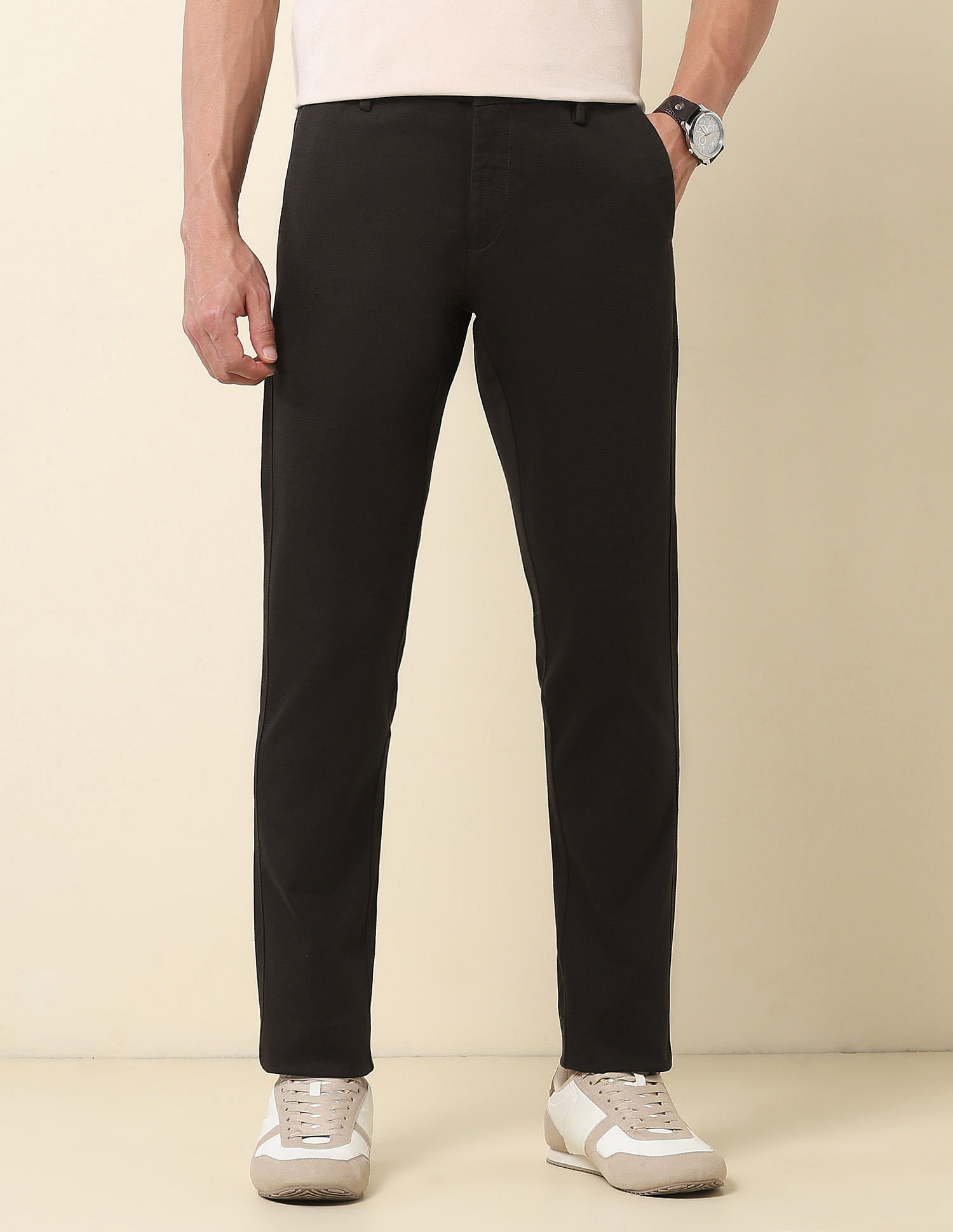 U.S. Polo Assn. Austin Slim Fit Dobby Trousers