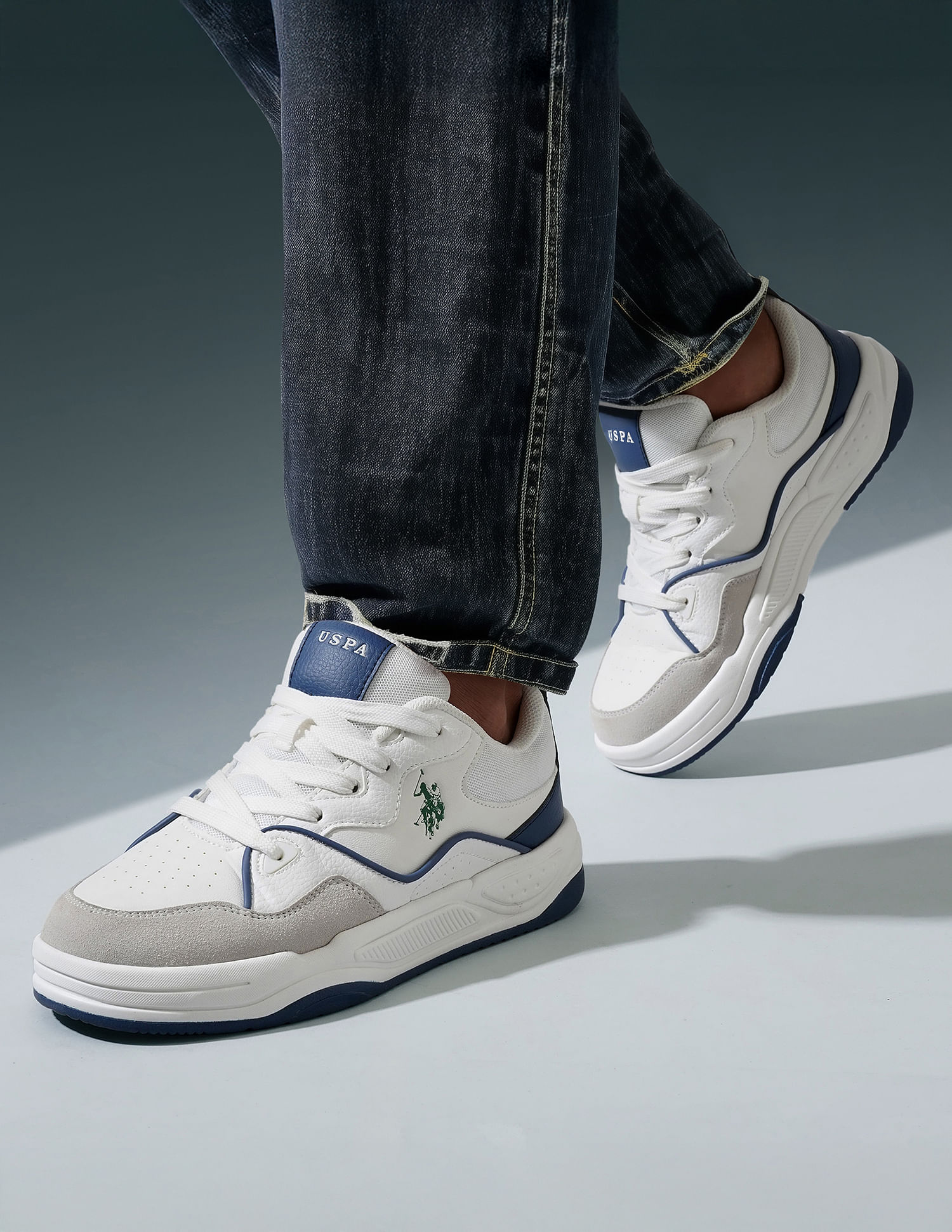 U.S. Polo Assn. Men Odore Colour Blocked Sneakers