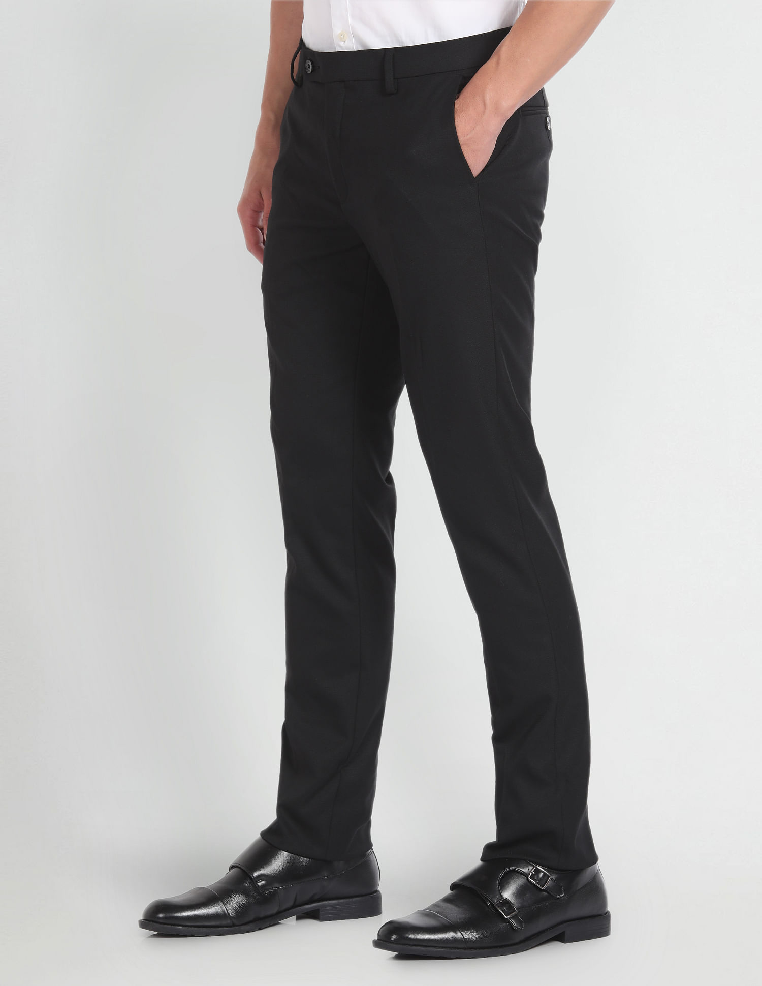 Arrow Mid Rise Patterned Trousers
