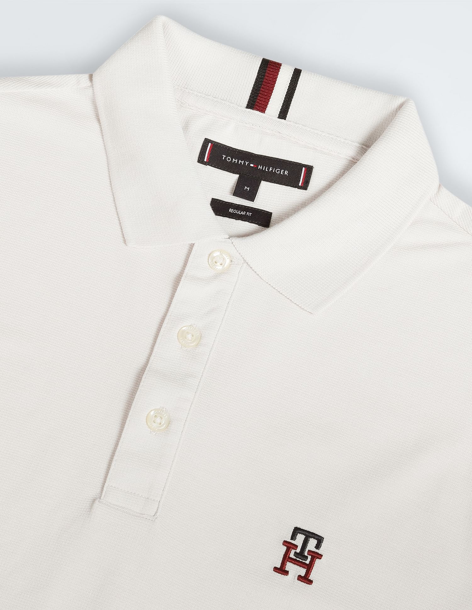 Tommy Hilfiger Solid Logo Polo Shirt