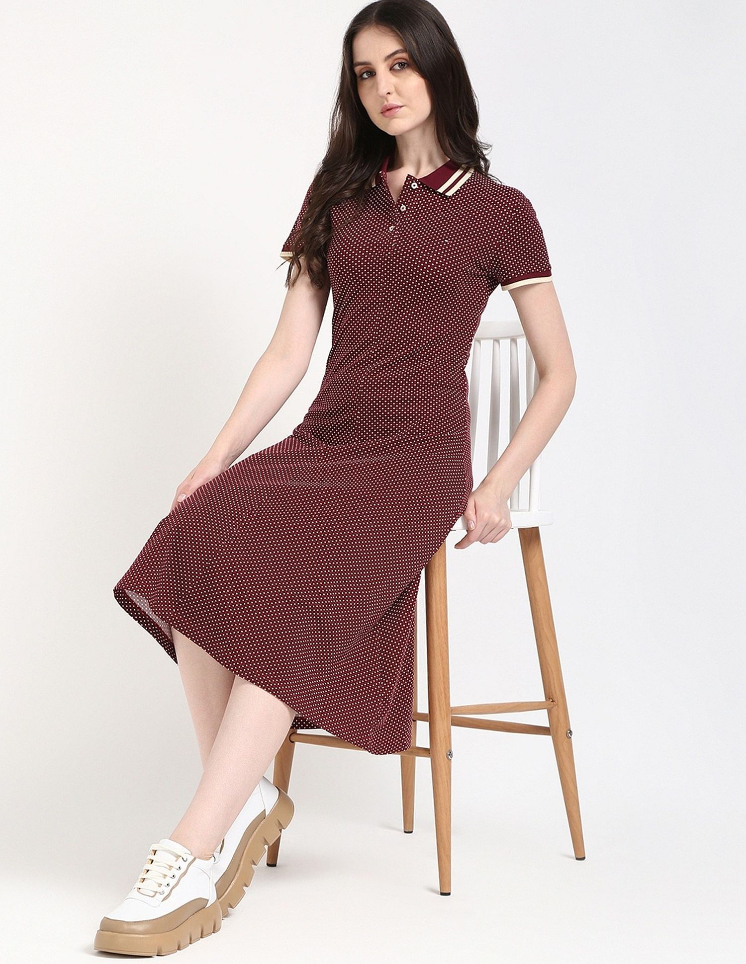 Tommy Hilfiger Cotton Polo Collar T-Shirt Dress
