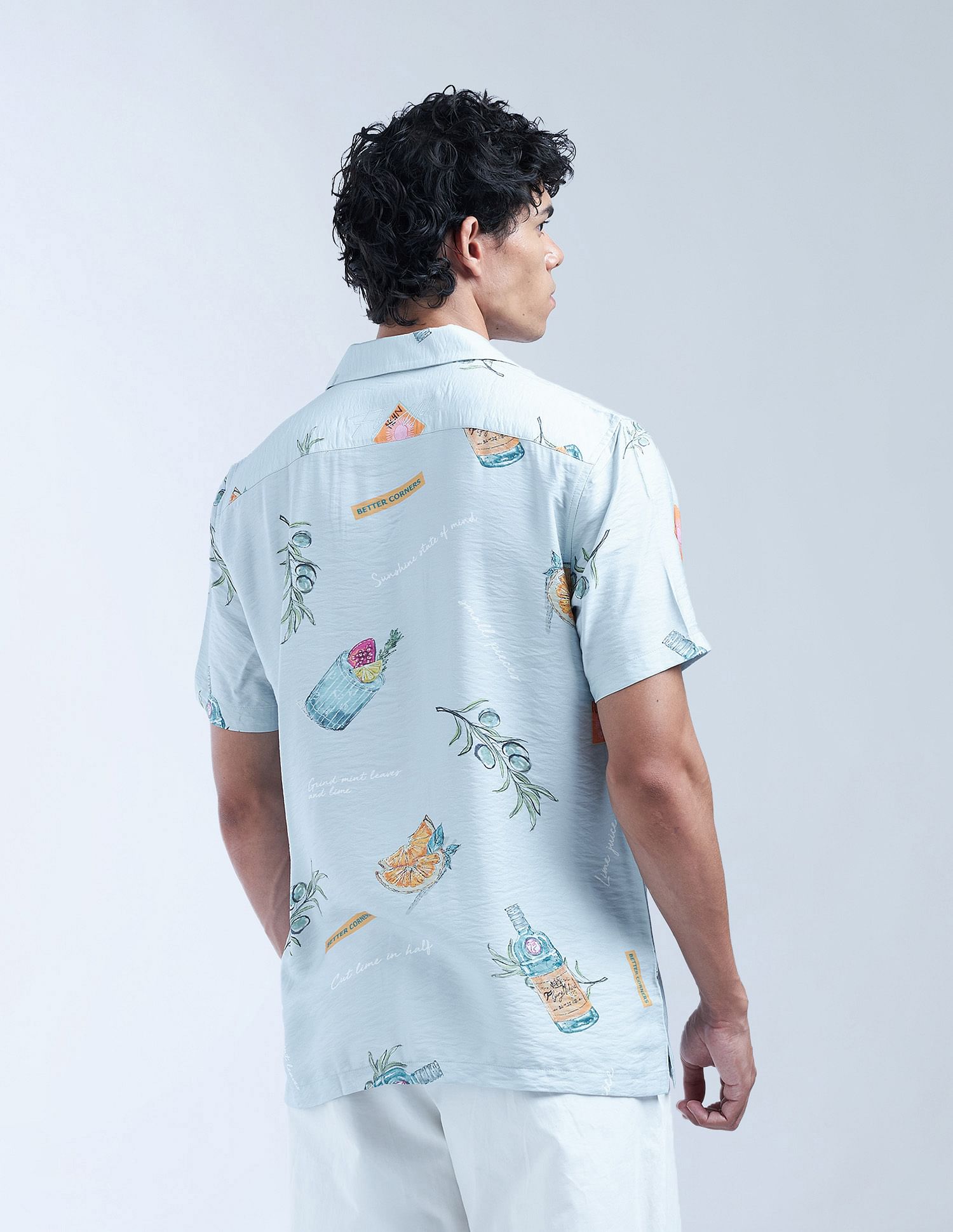 Flying Machine All Over Printed Digitopia Shirt