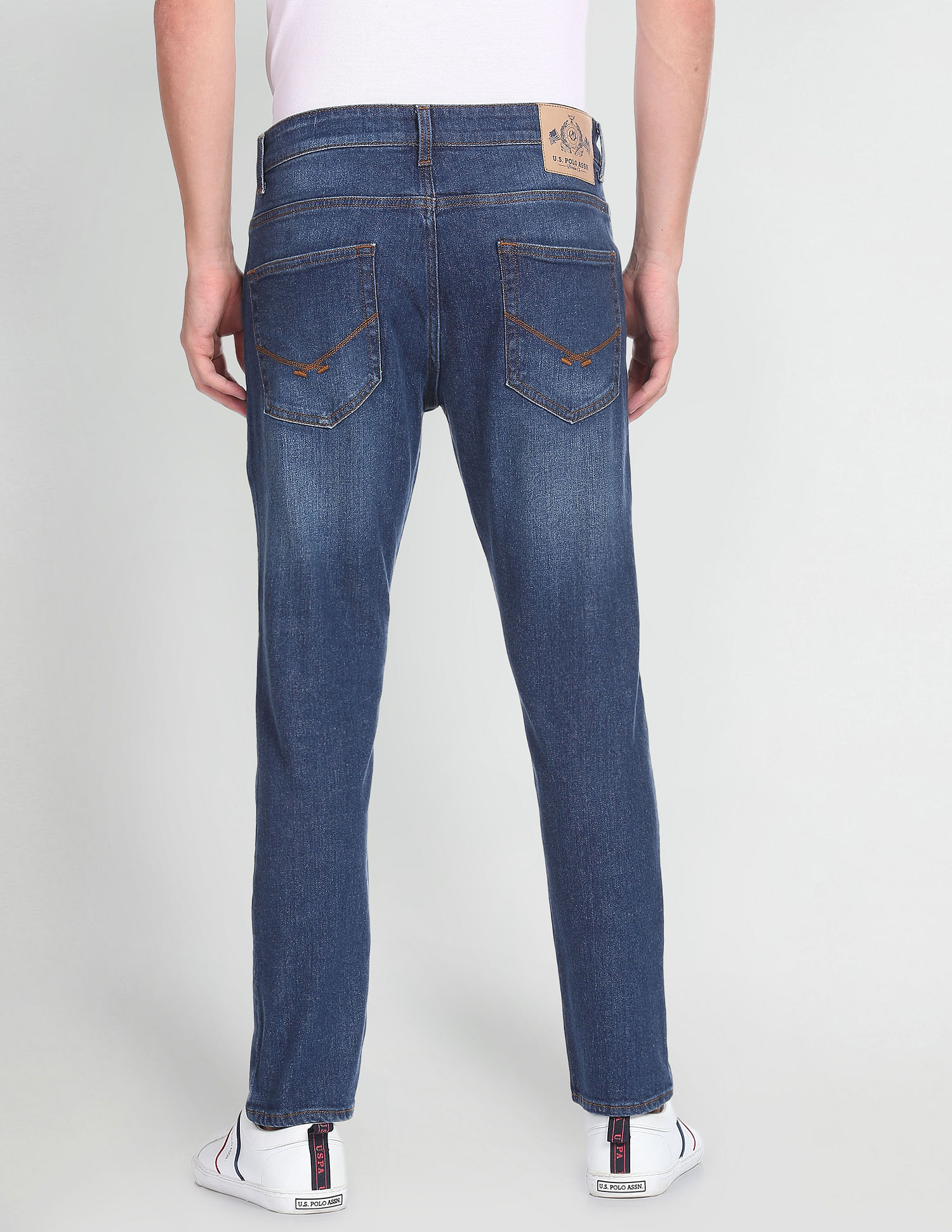 U.S. Polo Assn. Denim Co. Henry Cropped Fit Blue Jeans