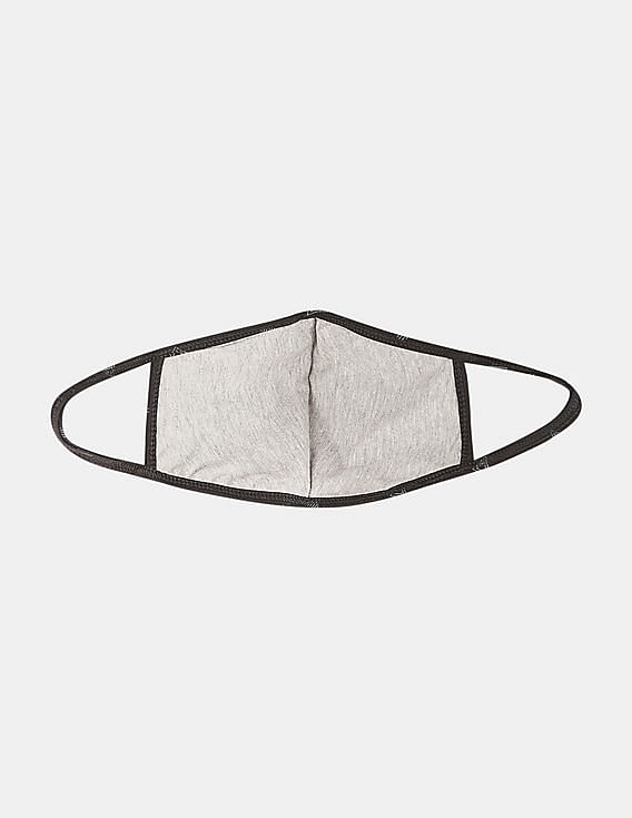 Flying Machine Unisex Adults Triple Layer Anti Viral Face Mask - Pack Of 3